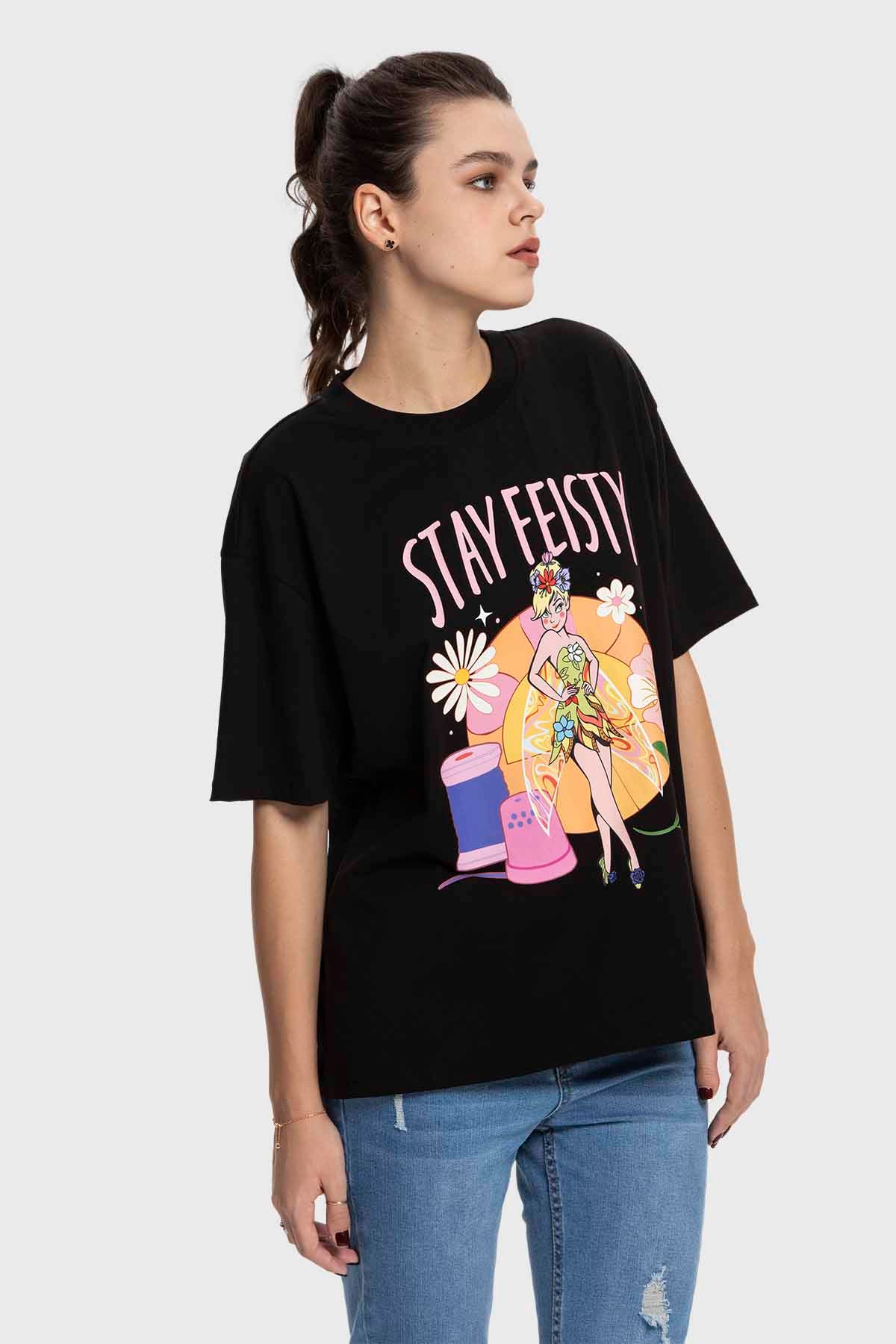 Polera Mujer Thinkerbell Negro