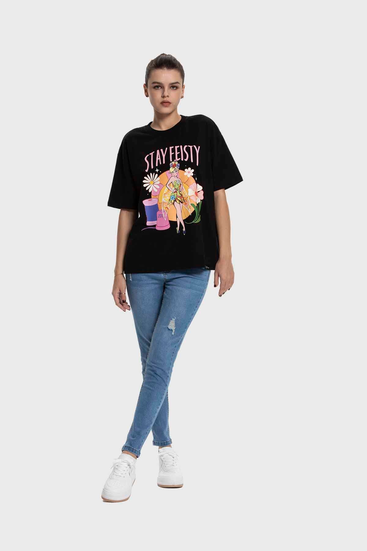 Polera Mujer Thinkerbell Negro