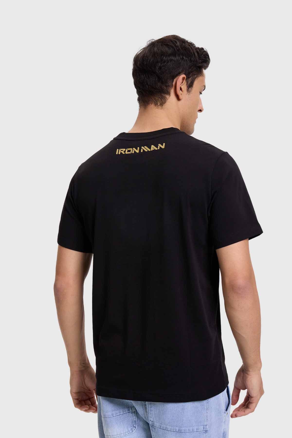 Polera Hombre Iron Man Negro Iii