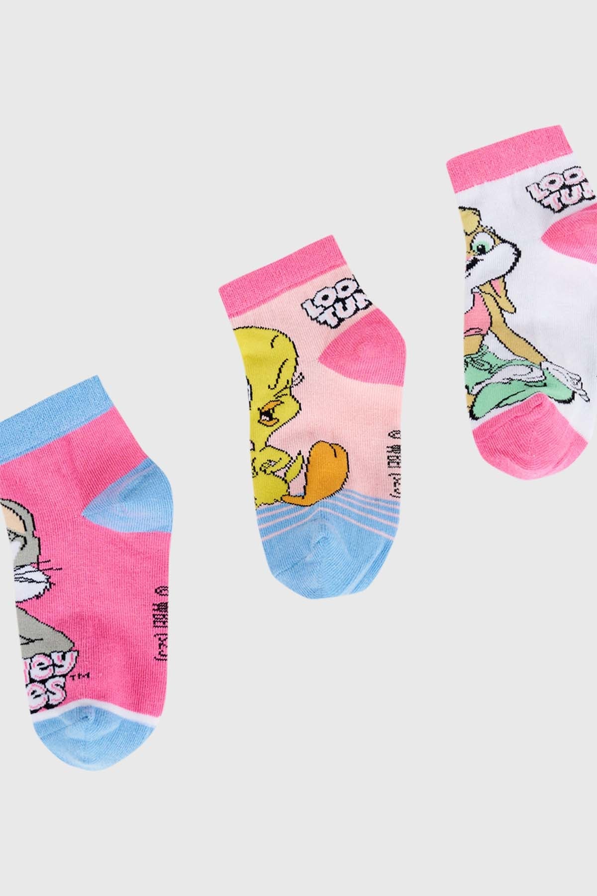 Calceta Tripack Looney Tunes