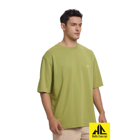 Polera Lisa Oversize Verde