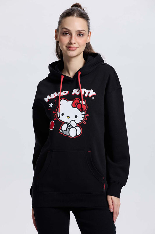 Polerón Hello Kitty Negro