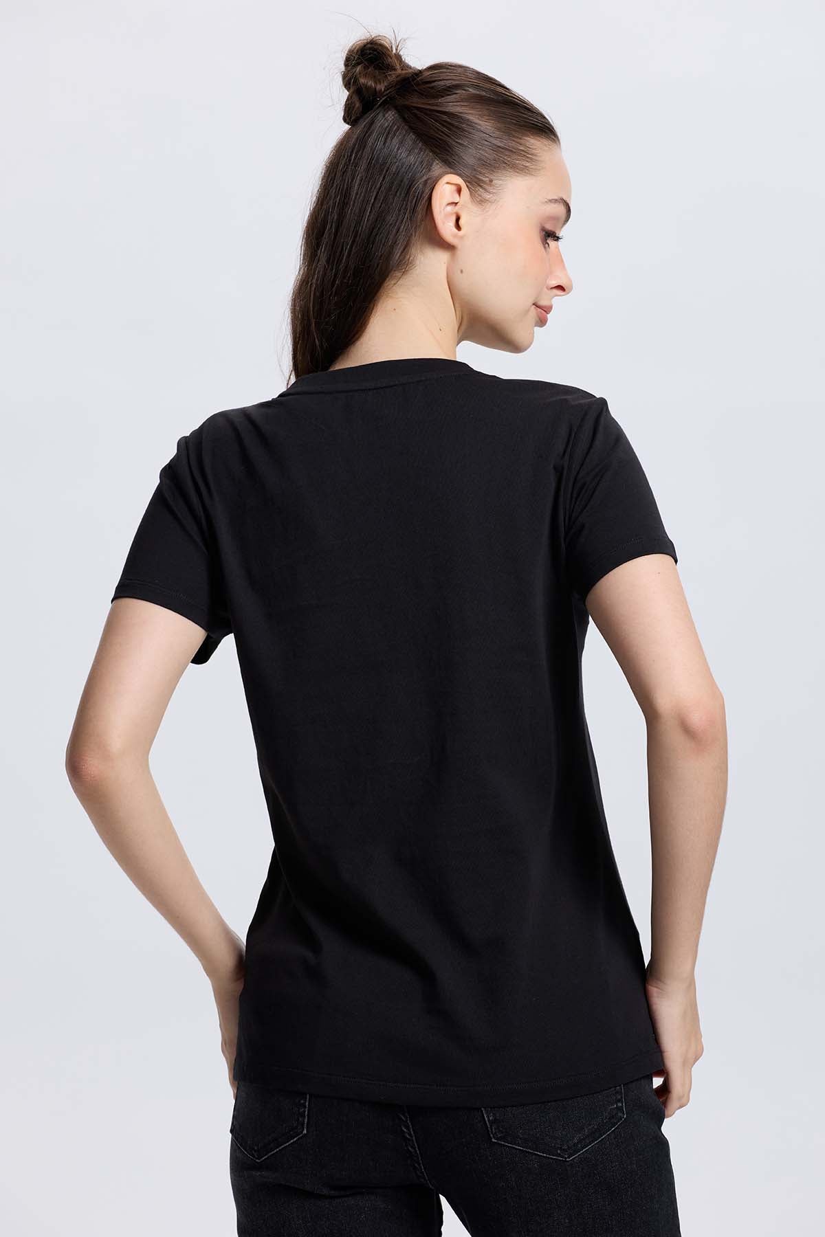 Polera Mujer Hello Kitty Negro Vi