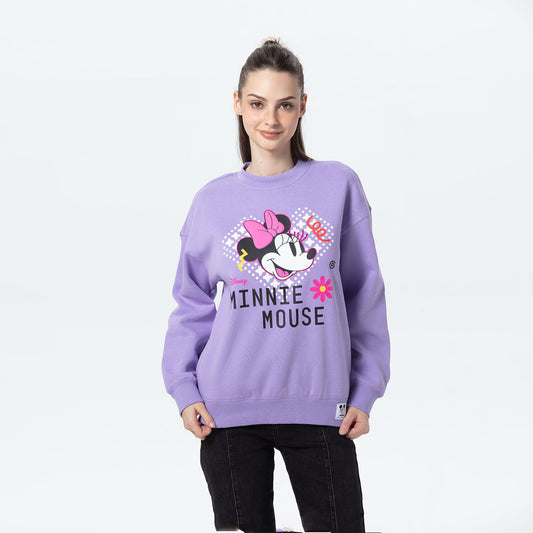 Polerón Minnie Mouse Lila