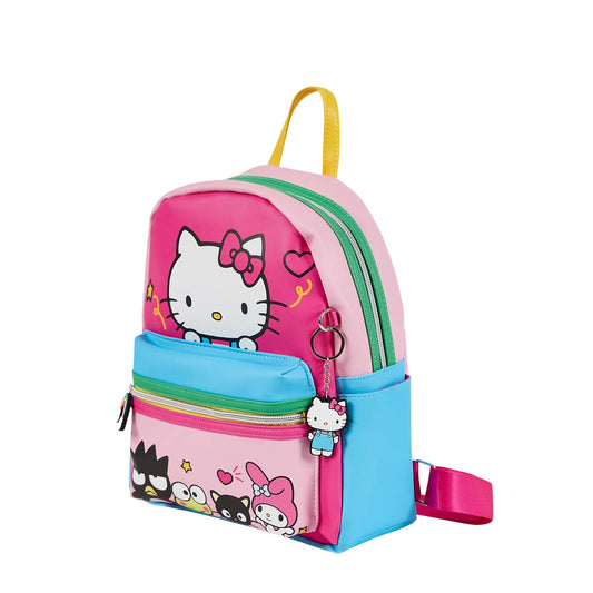 Mochila Hello Kitty Y Sus Amigos Rosado