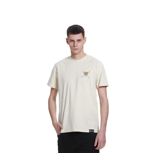 Polera One Piece Recompensas Mugiwaras Beige