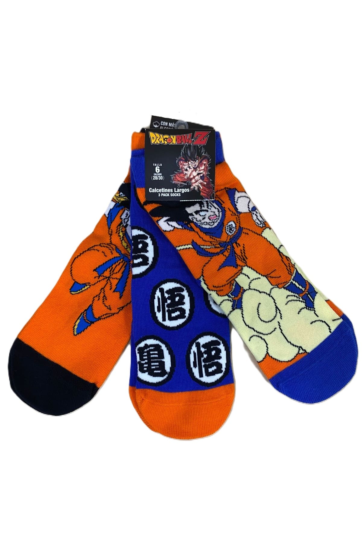 Calcetín Tripack Dragon Ball Z