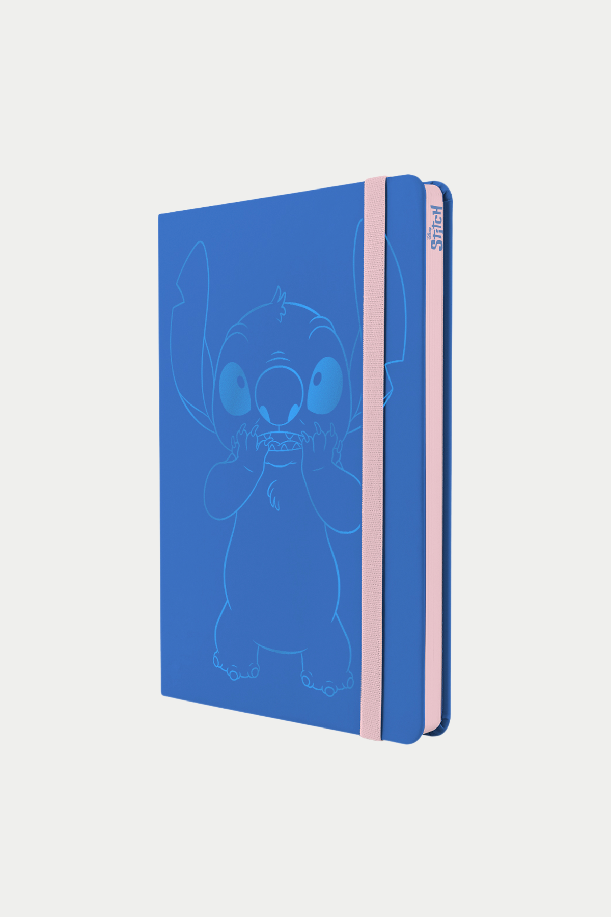 Libreta Tapa Dura Stitch Celeste