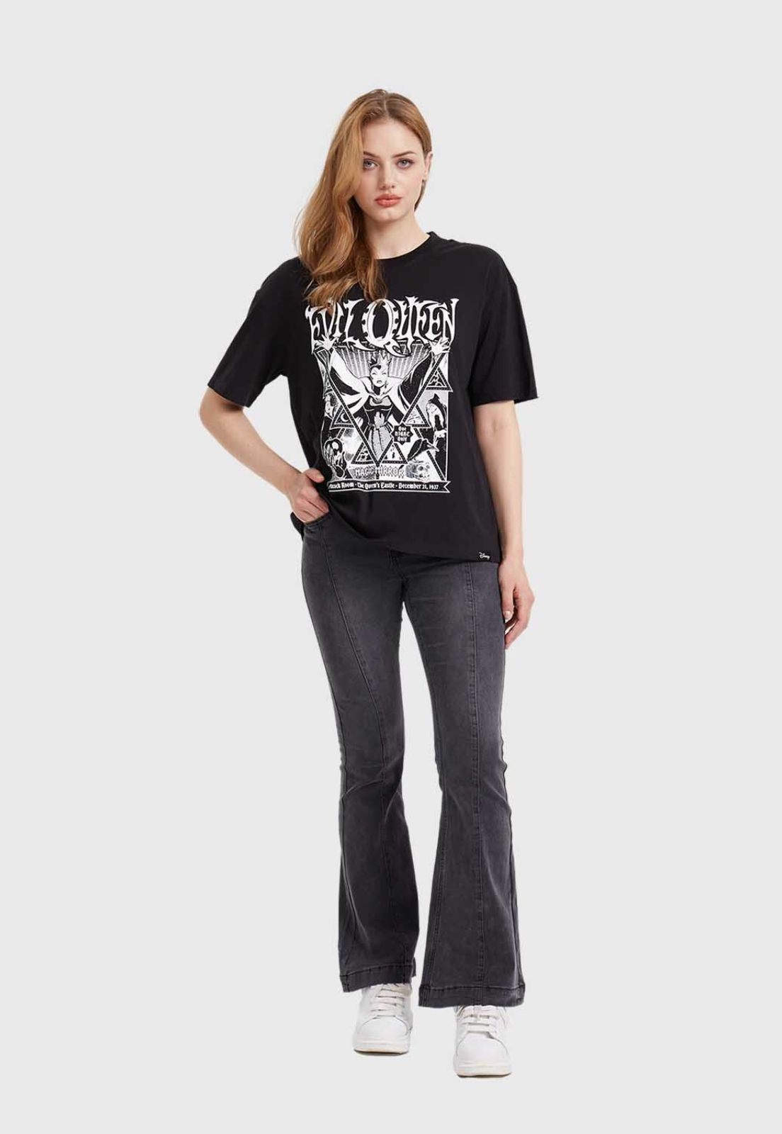 Polera Oversize Evil Queen Negro