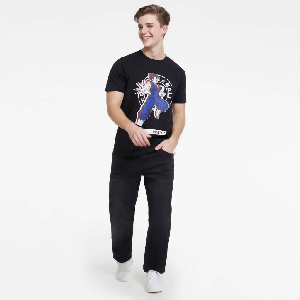Polera Dragon Ball Vegetto Negro