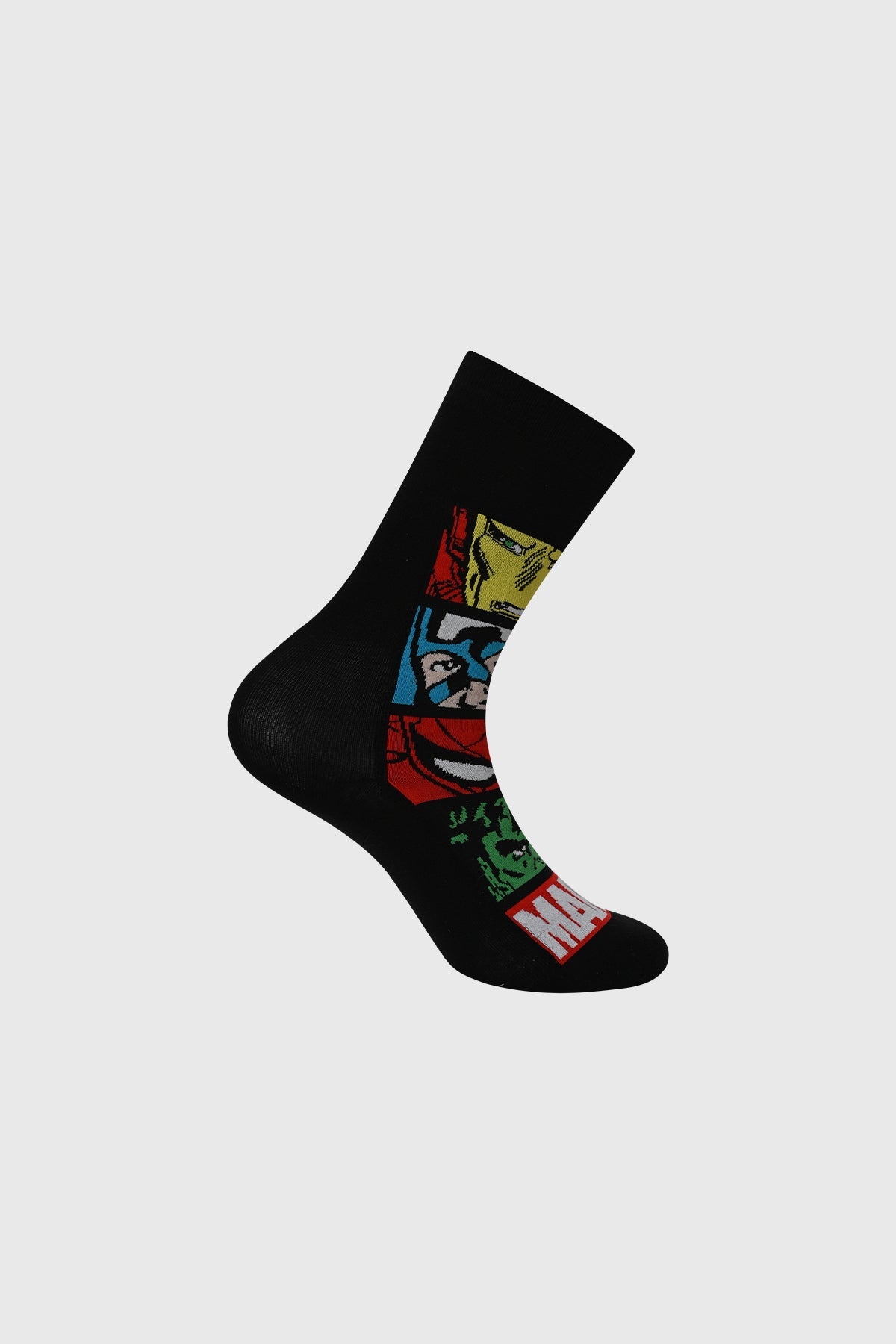 Calcetín Marvel Negro