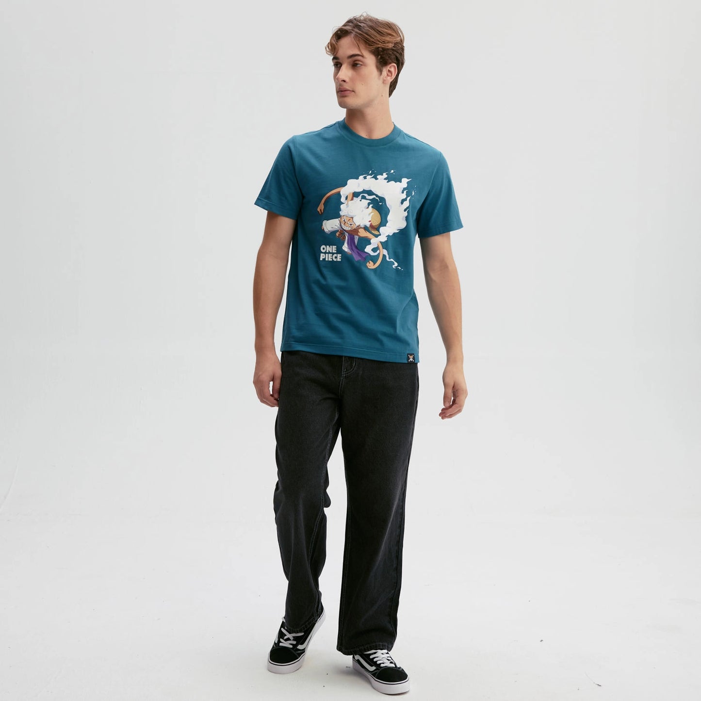 Polera One Piece Monkey D. Luffy Gear 5 Petróleo