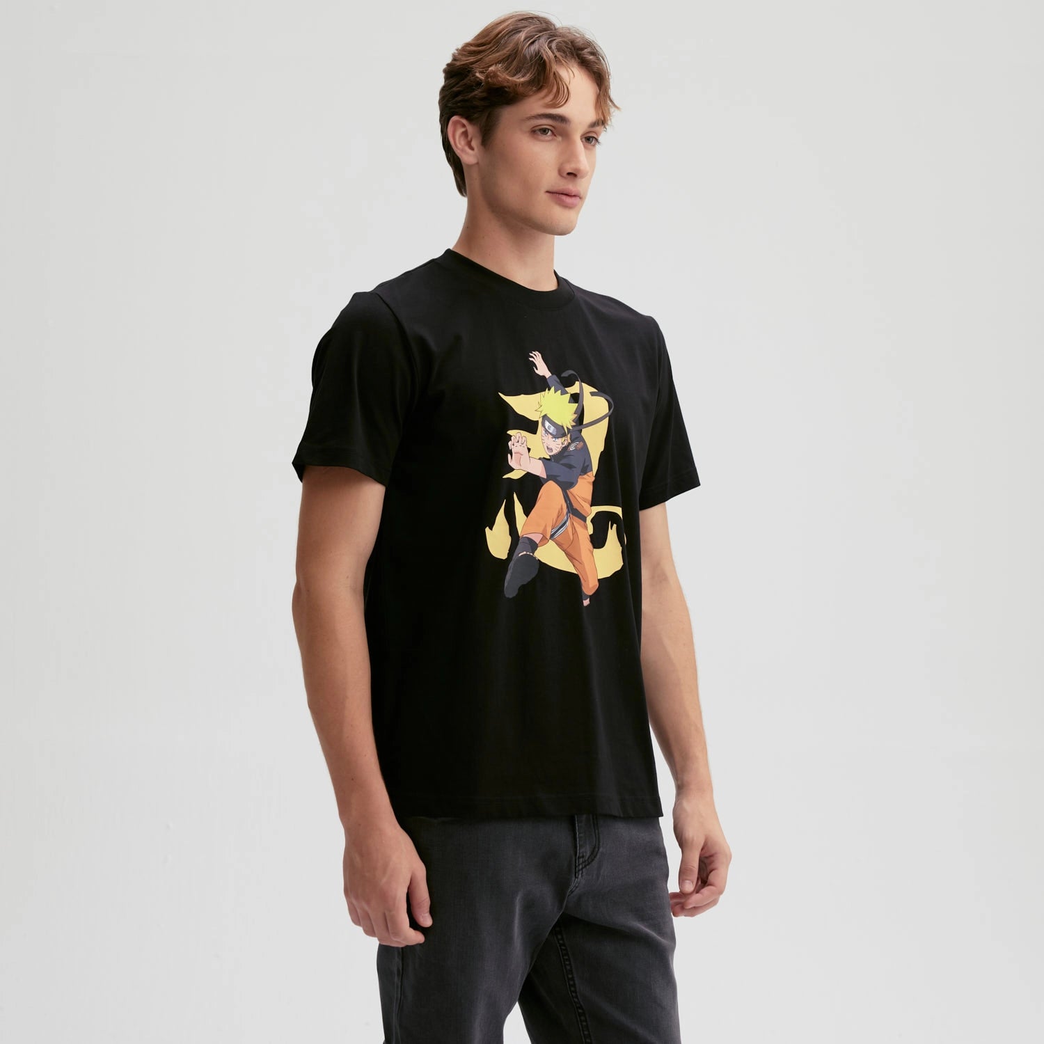 Polera Naruto Shippuden Negro