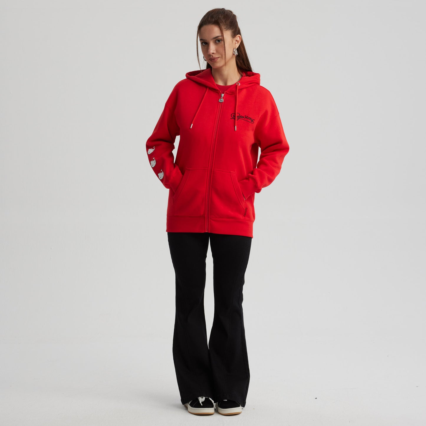 Polerón Hello Kitty Rojo