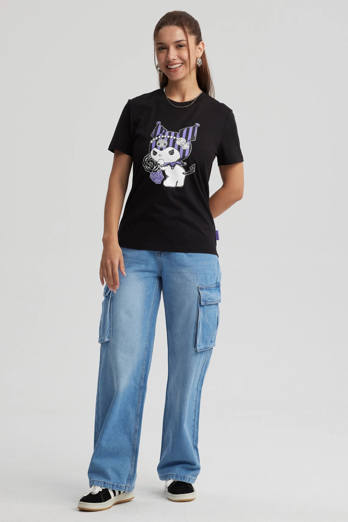 Polera Kuromi Negra