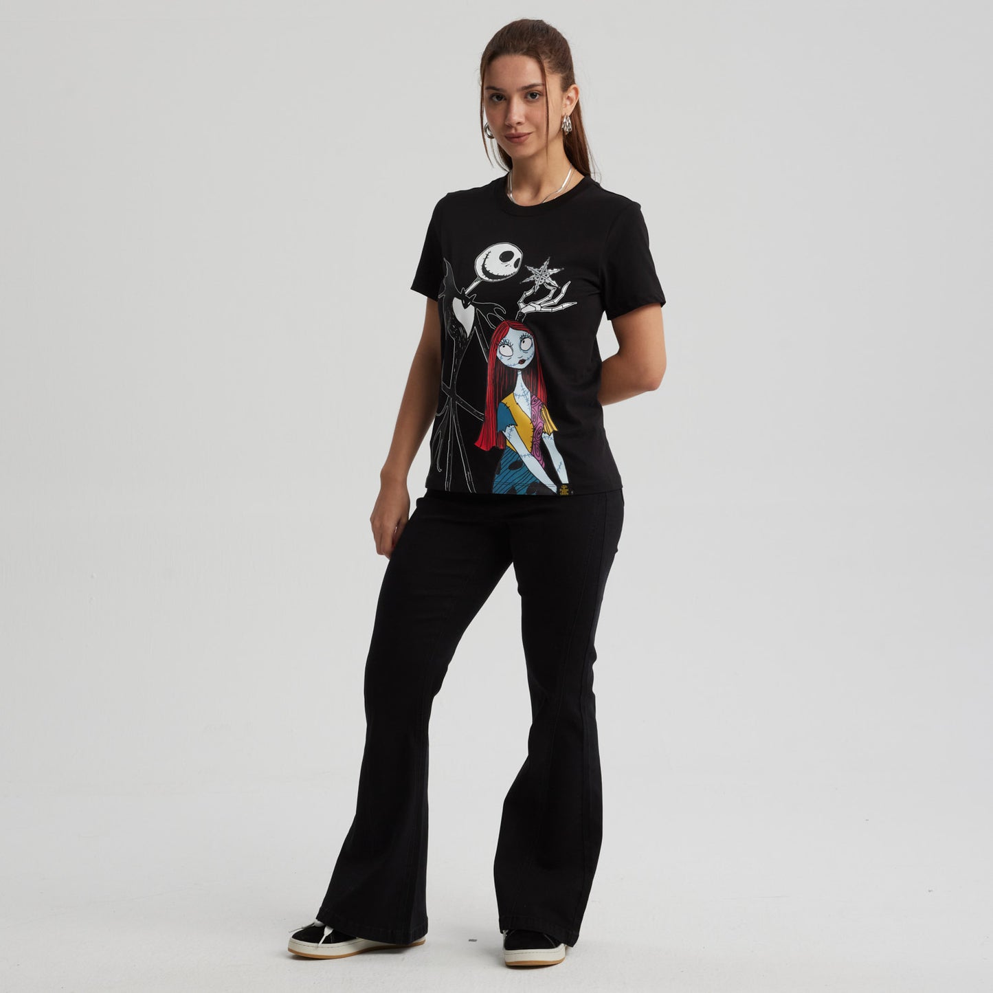 Polera El Extraño Mundo De Jack Negra