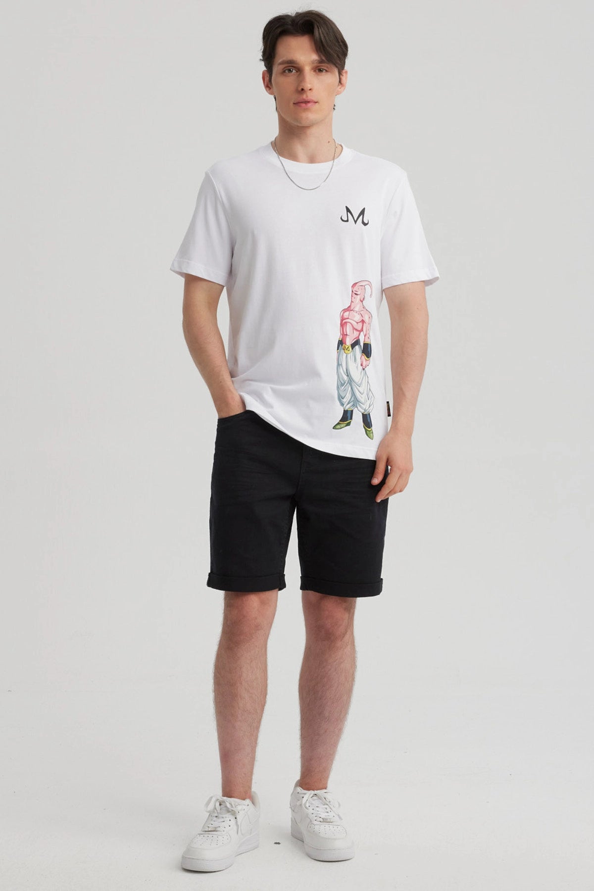 Polera Dragon Ball Majin Buu Blanca