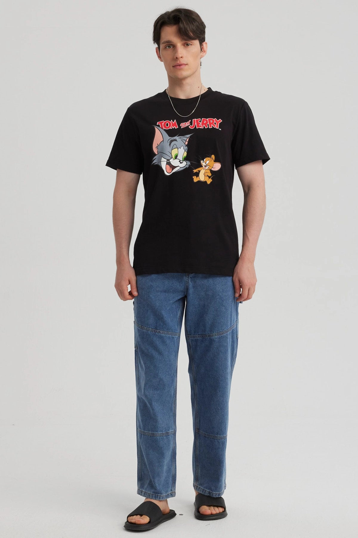 Polera Tom & Jerry Negra