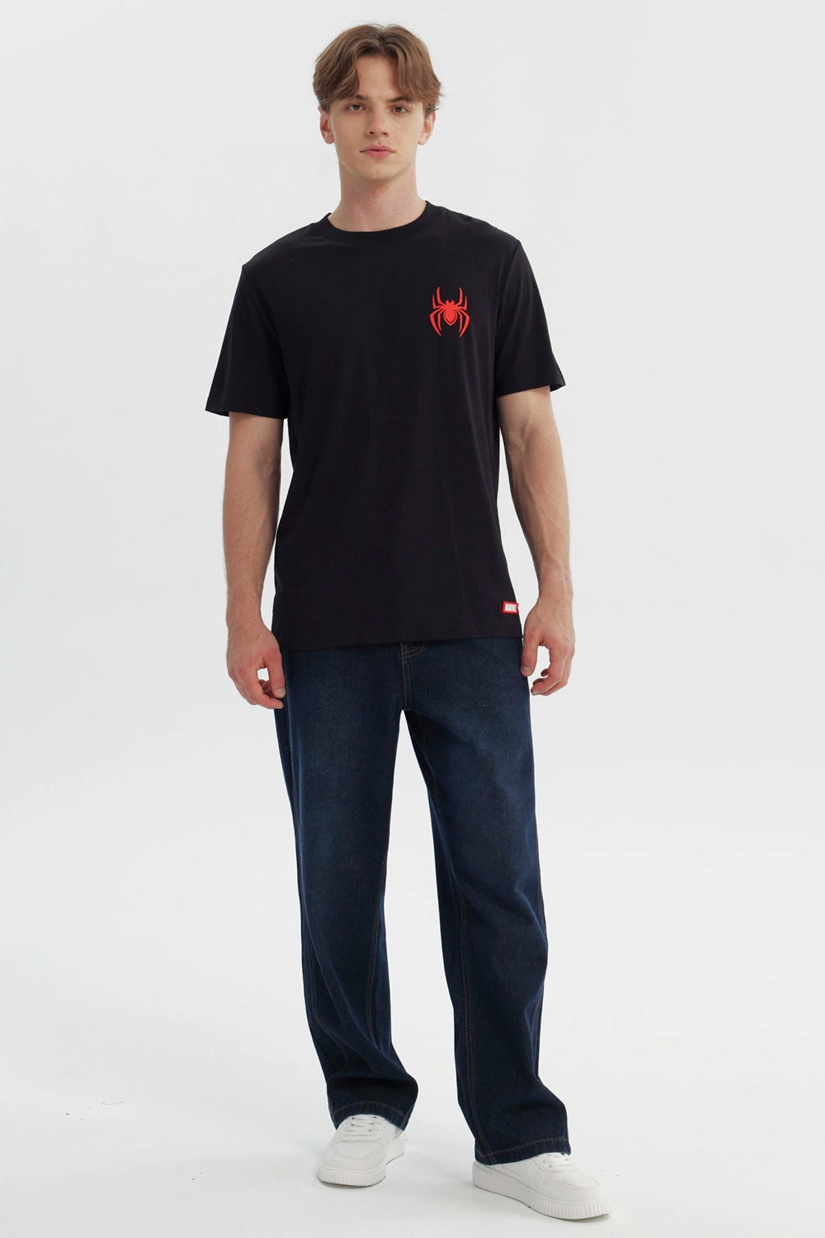 Polera Spiderman Negra
