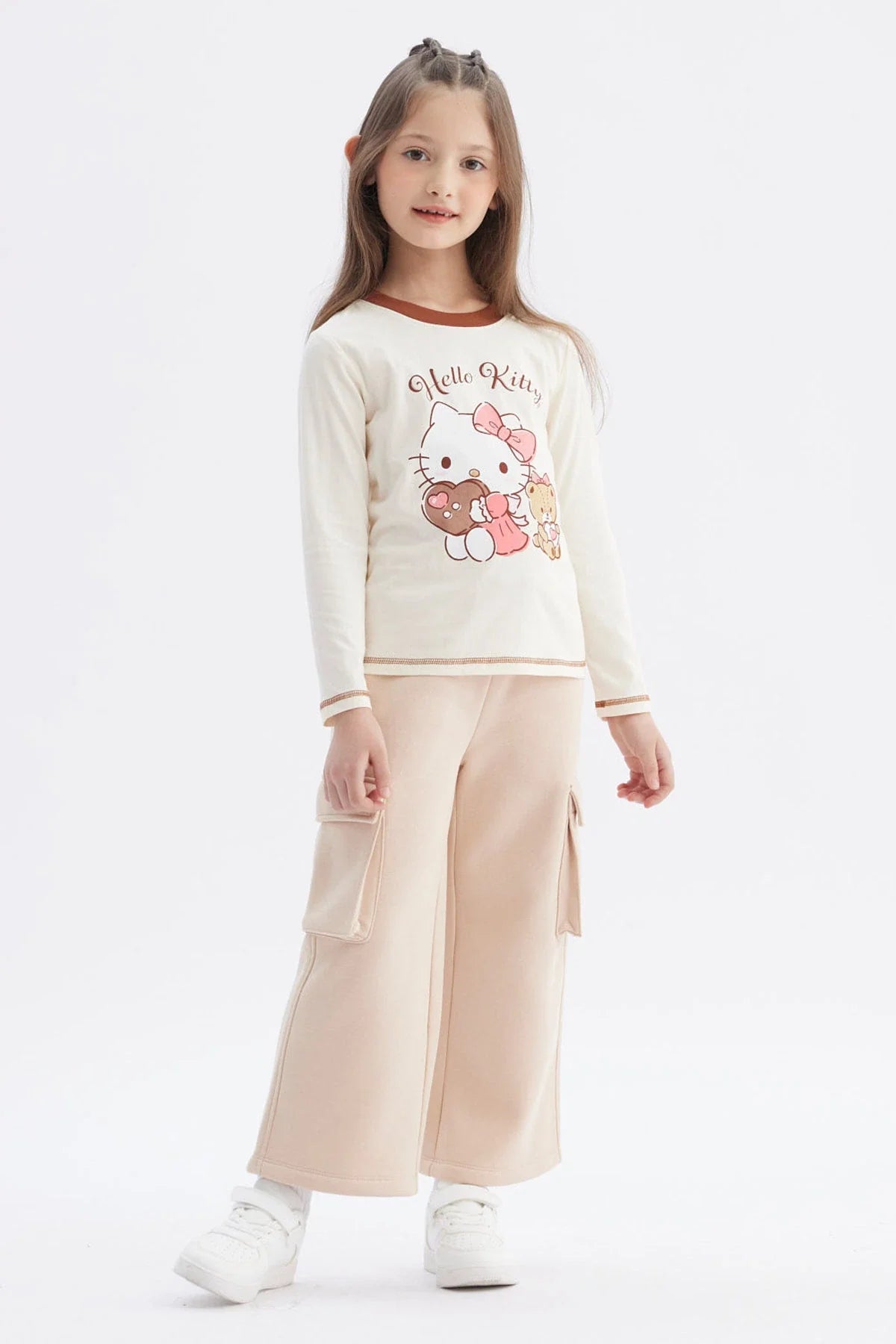 Polera Hello Kitty Beige