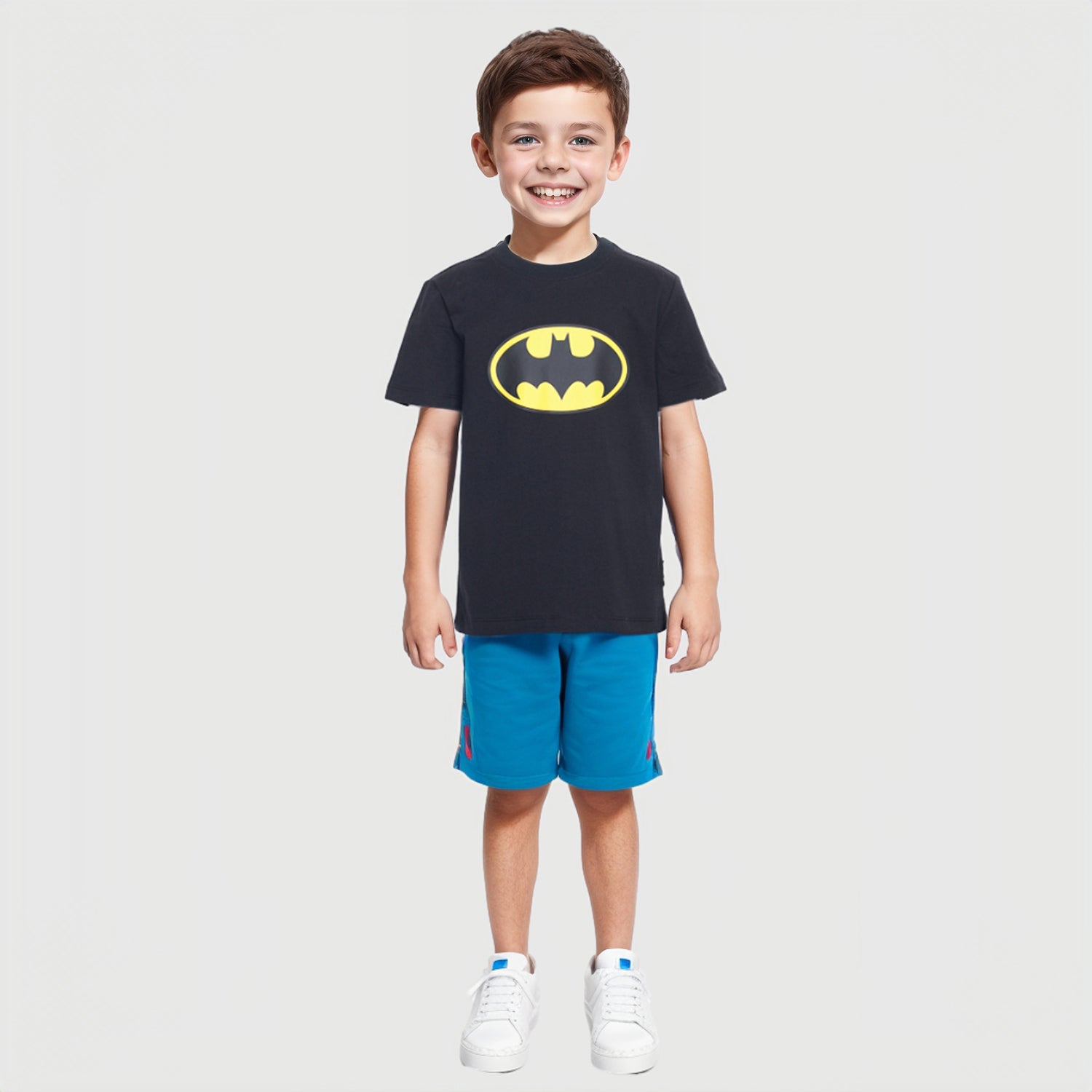 Polera Batman Print Negro