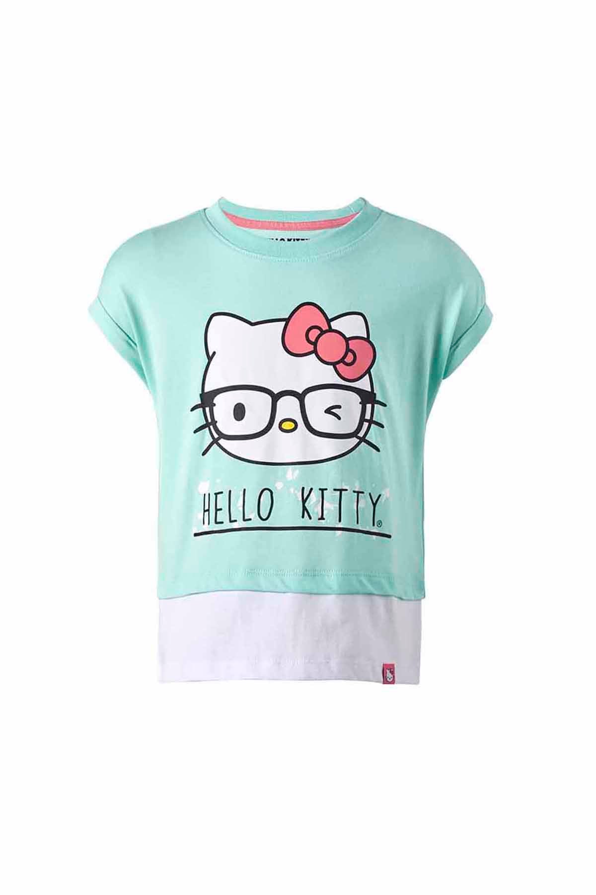 Polera Hello Kitty Menta