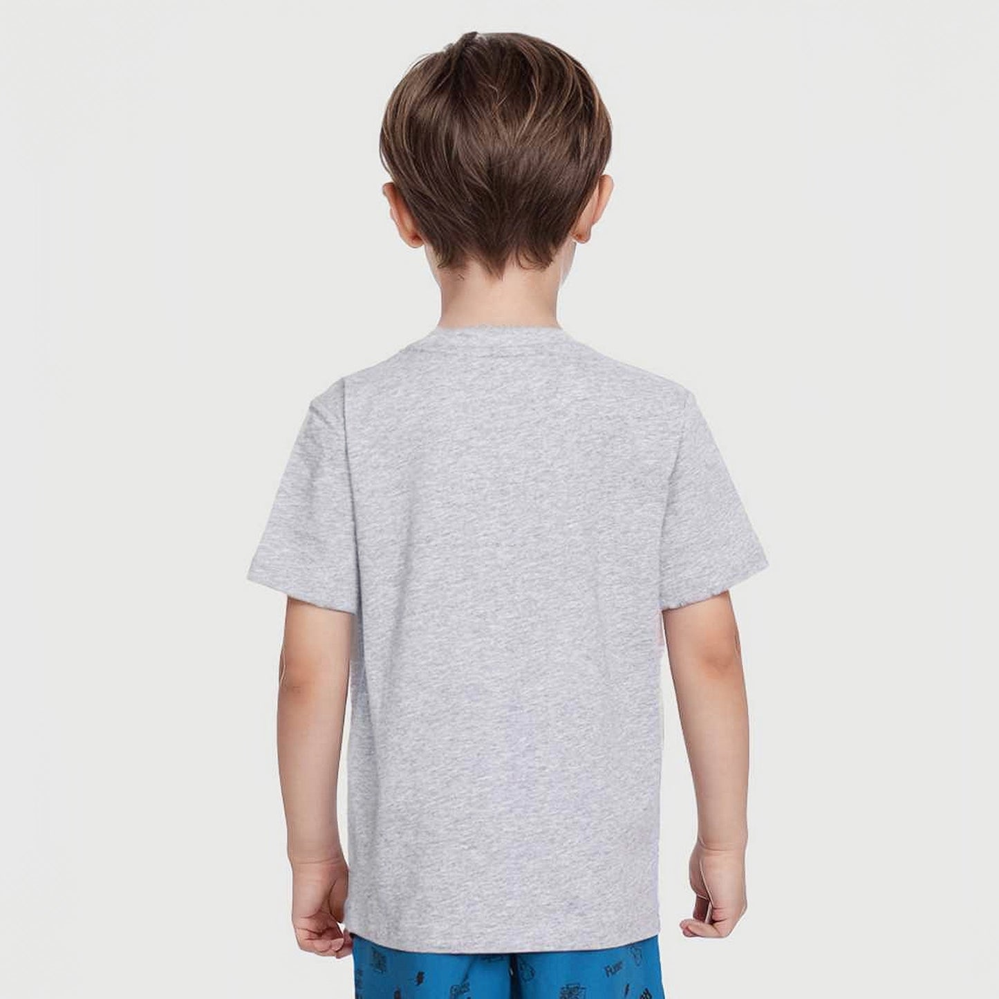 Polera Niño Batman Gris Melange