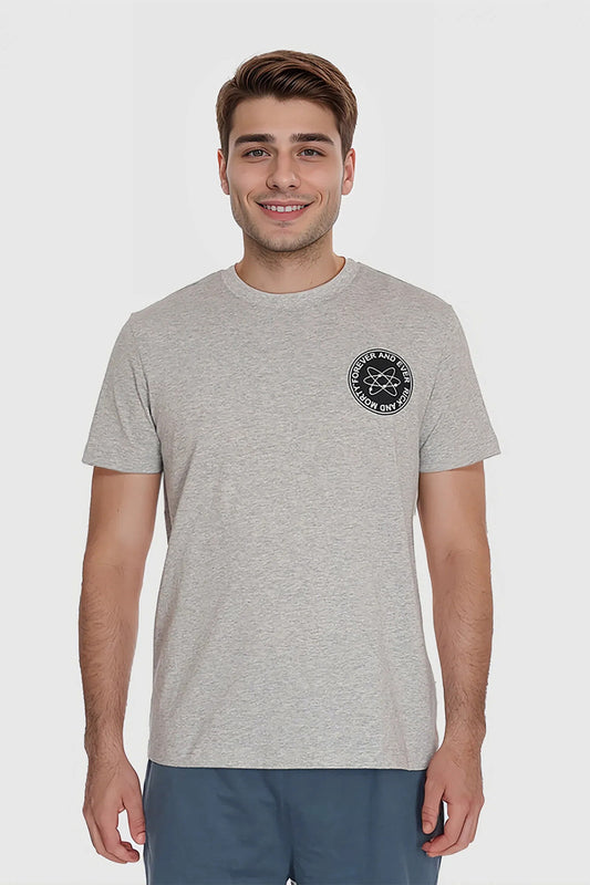 Polera Rick & Morty Gris Melange