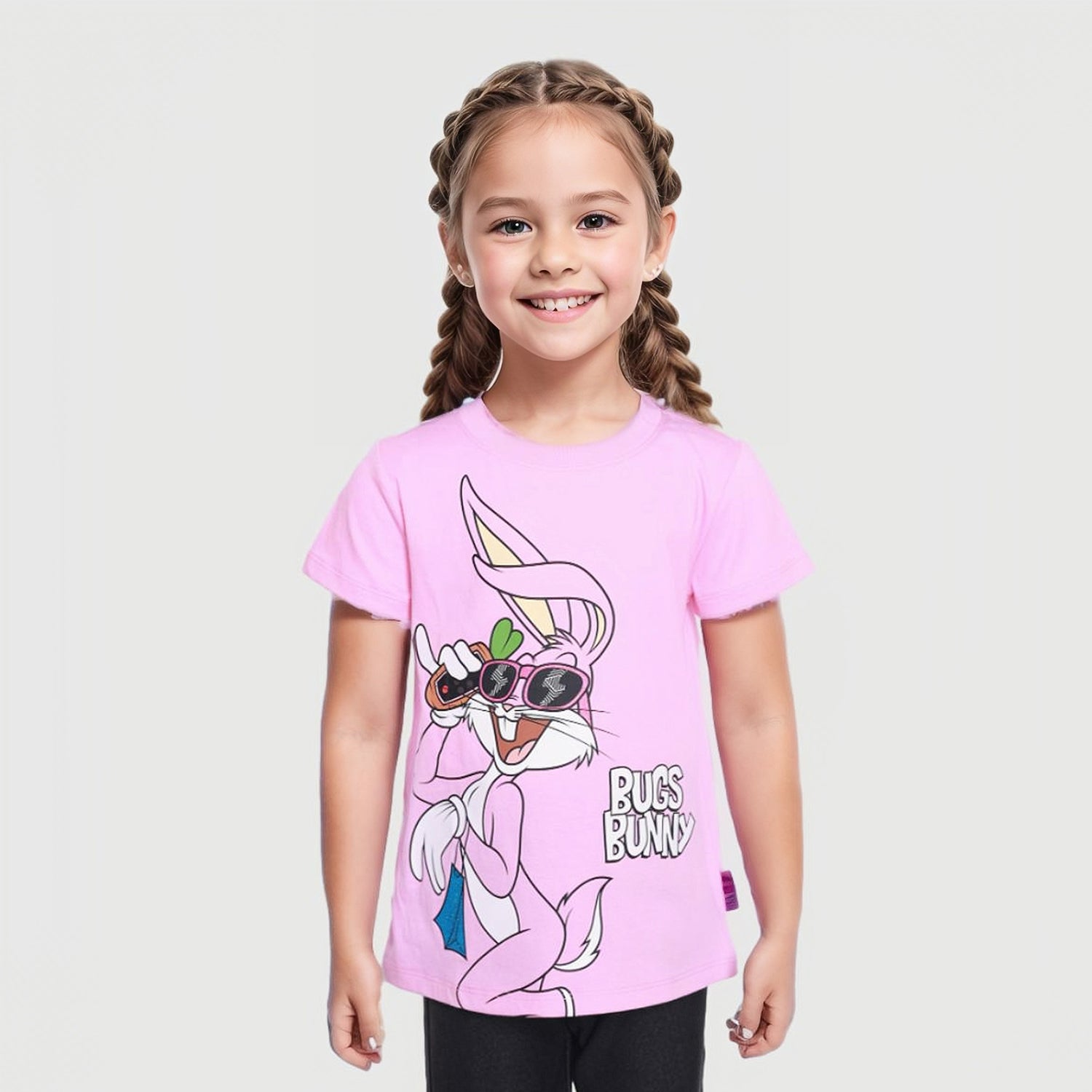 Polera Looney Tunes Rosado