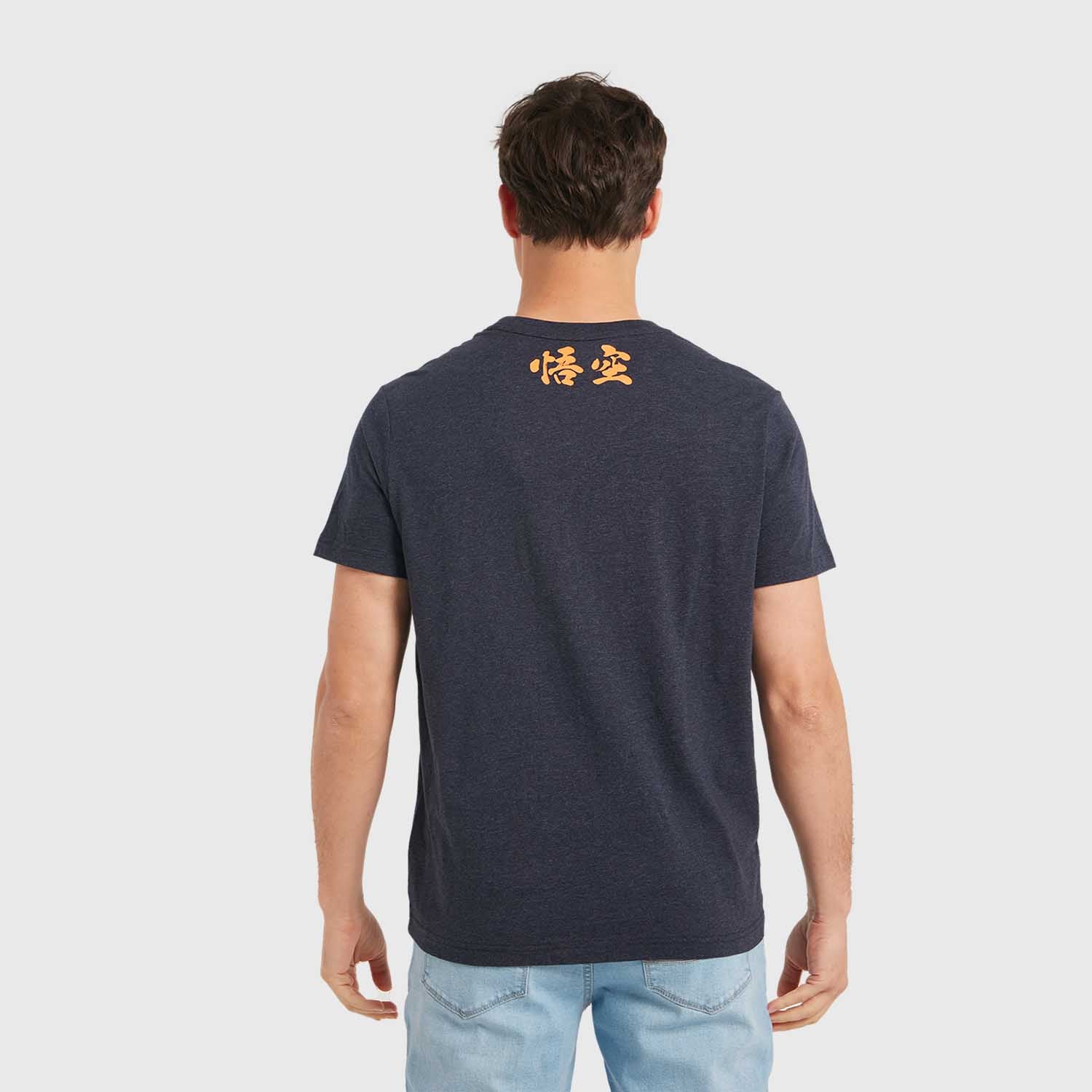 Polera Goku Kamehameha Melange