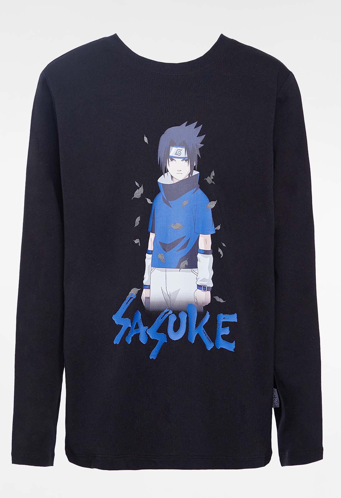 Polera Naruto Print Negro