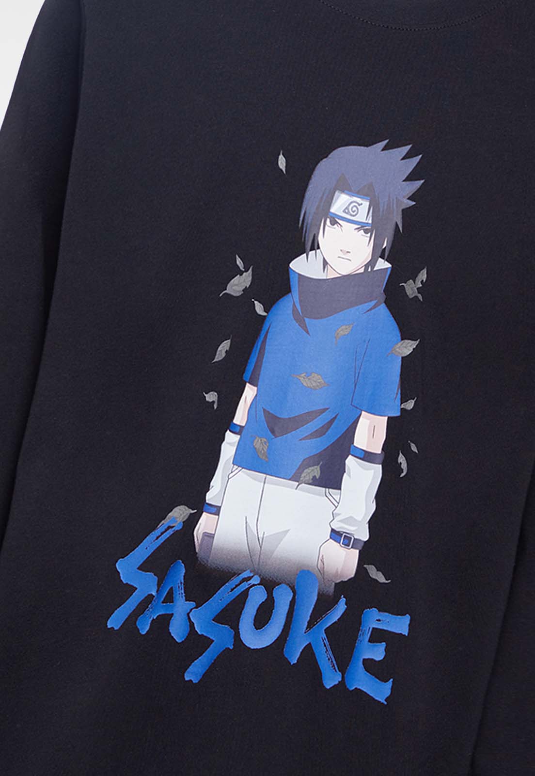 Polera Naruto Print Negro