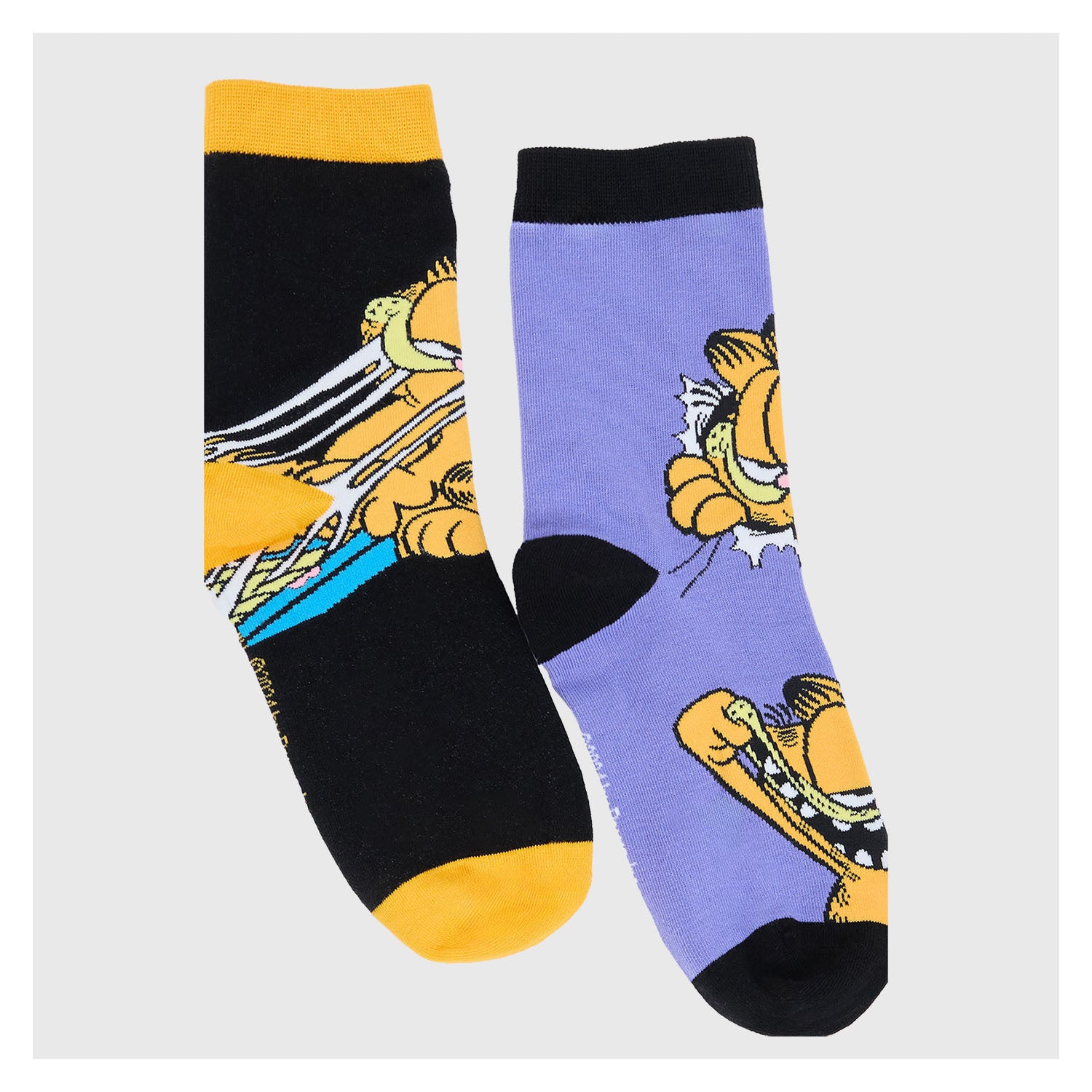 Calcetín Garfield Morado