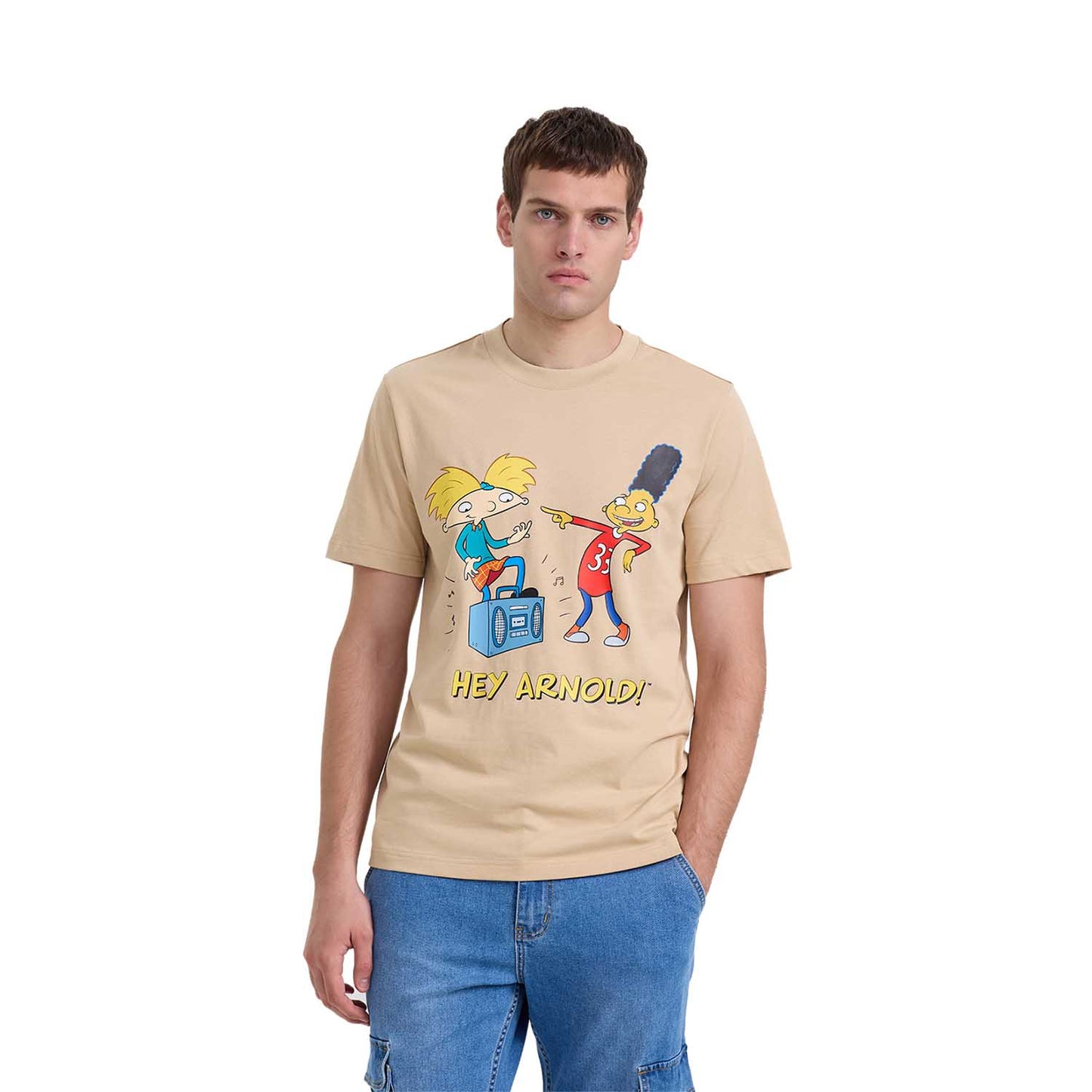 Polera Hey Arnold Beige