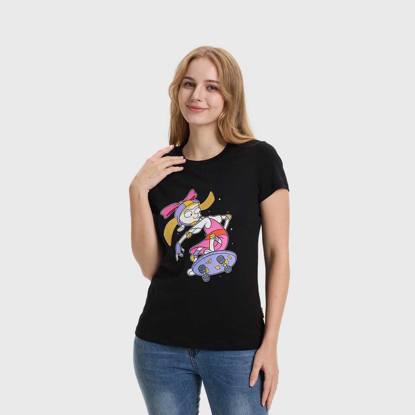 Polera Nickelodeon Hey Arnold Negro