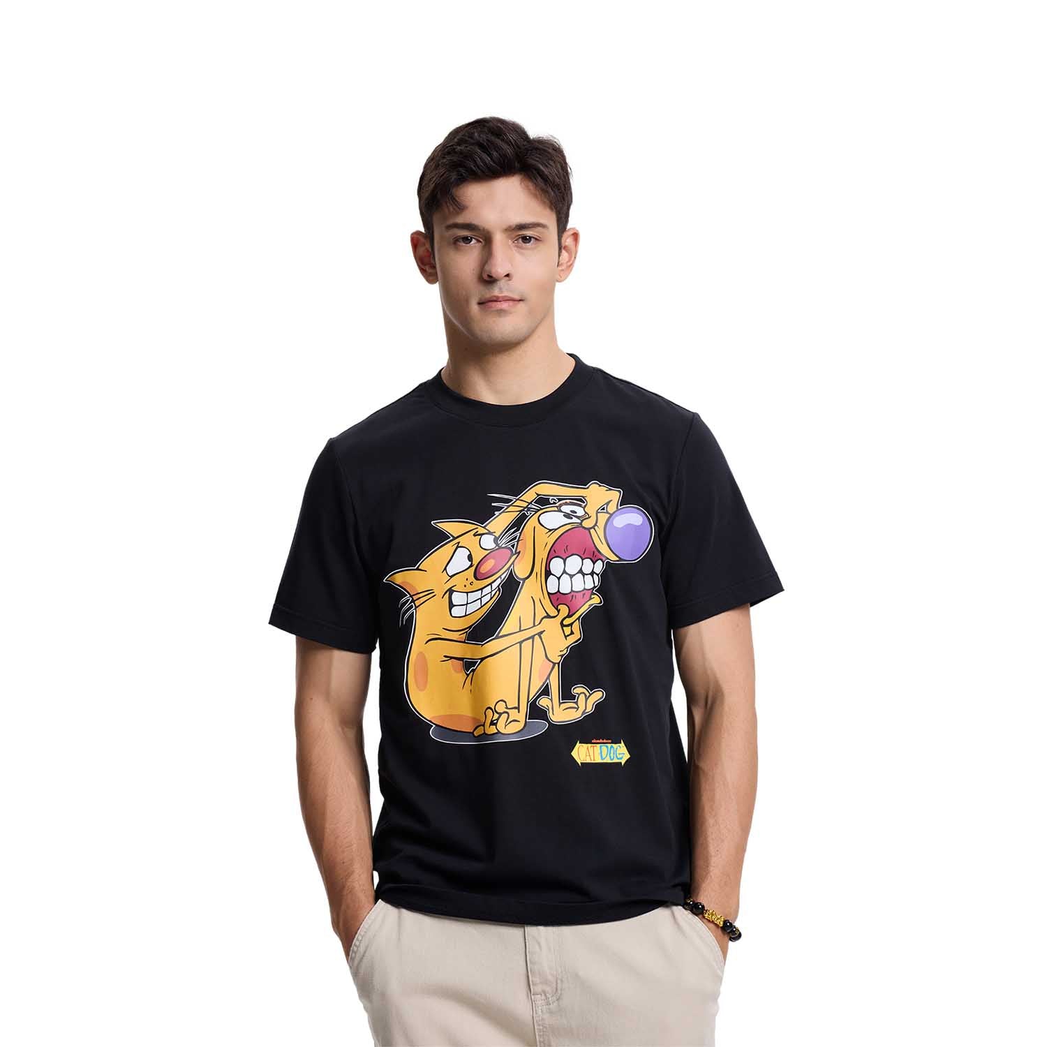 Polera CatDog Negra