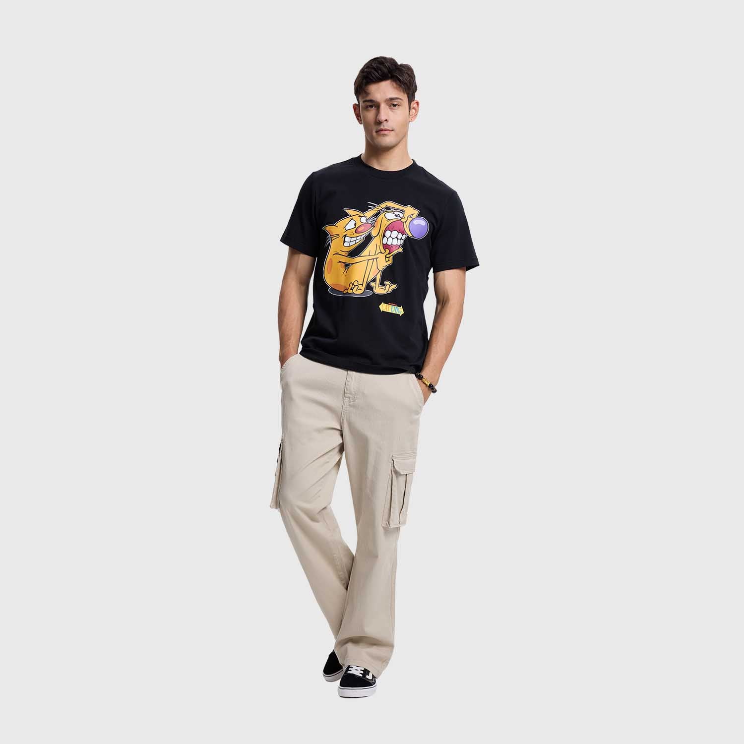 Polera CatDog Negra