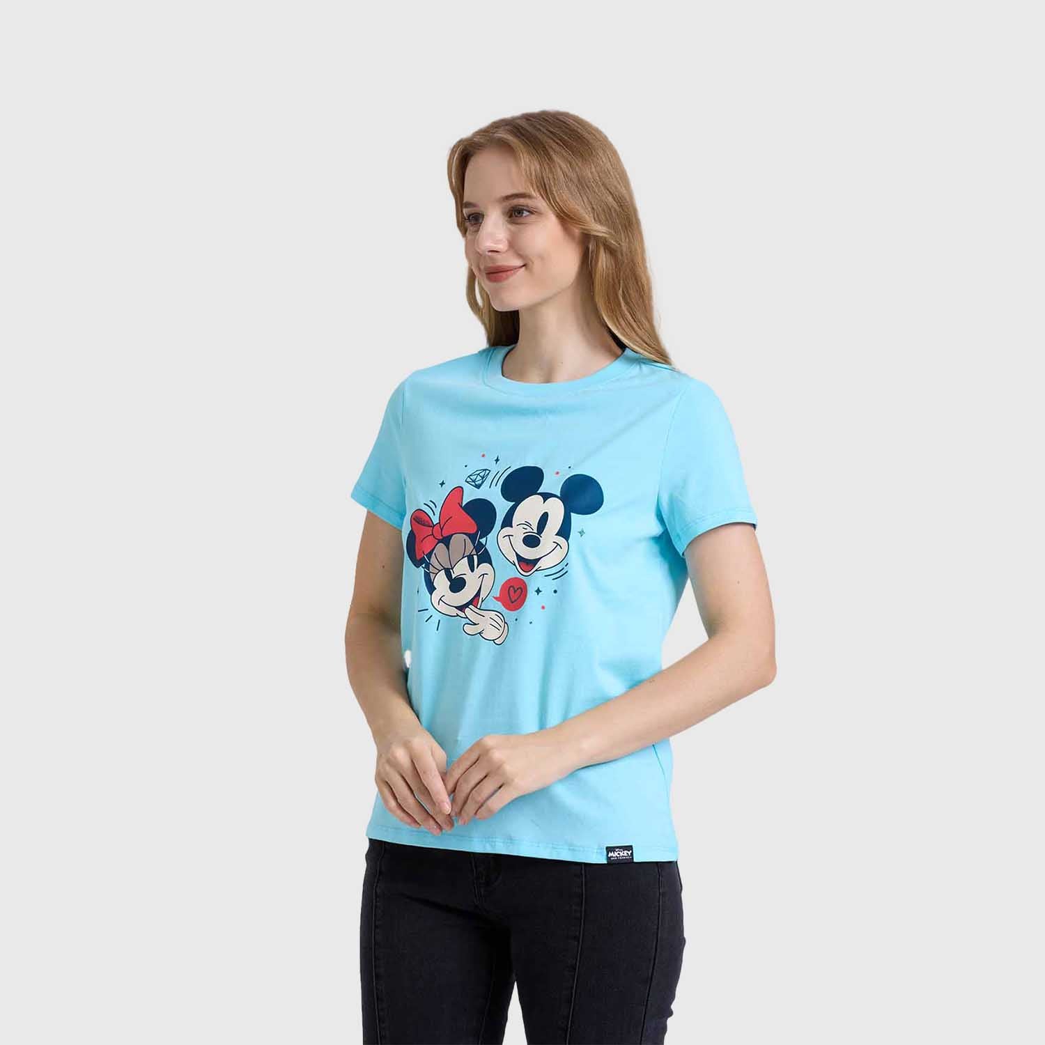Polera Mickey Y Sus Amigos Celeste