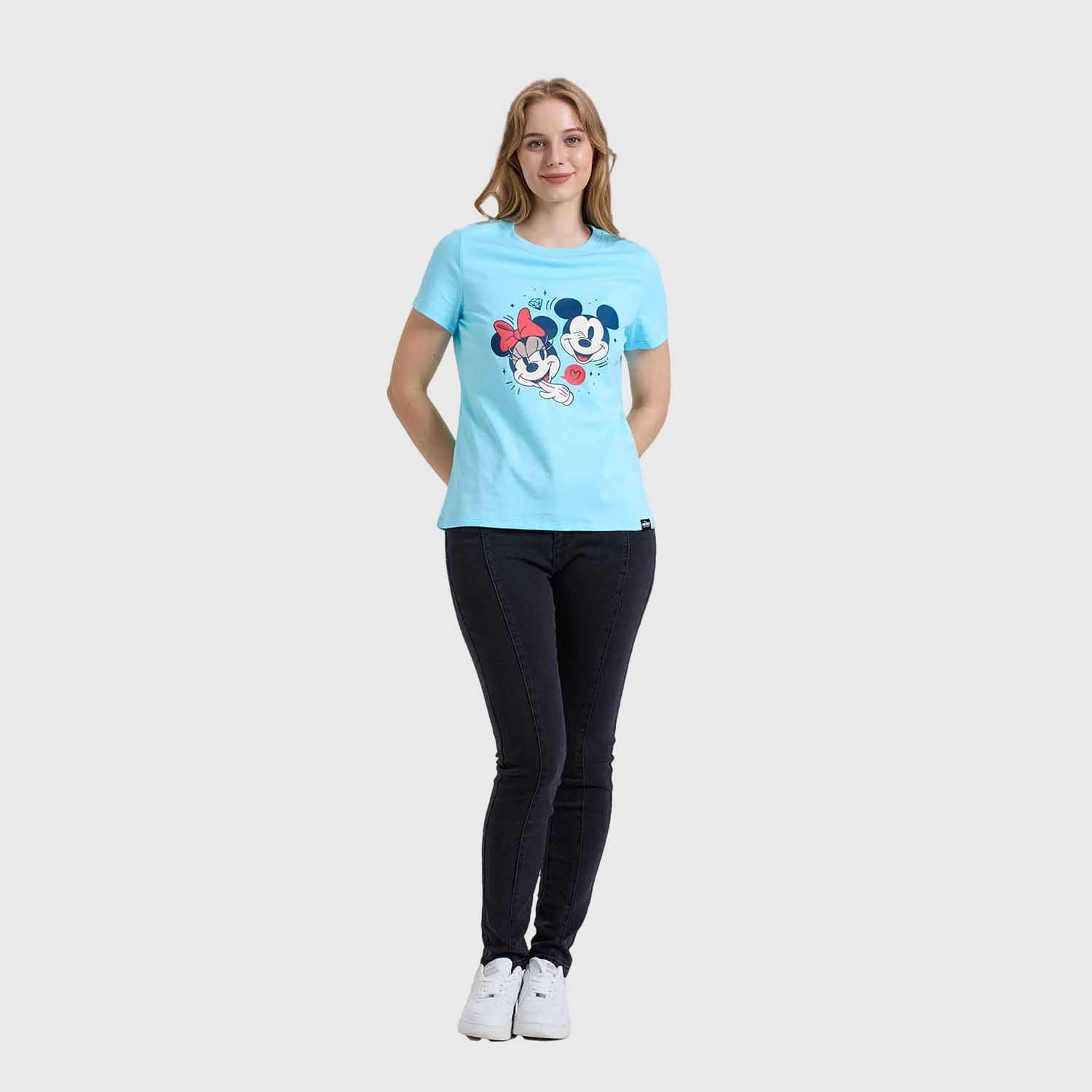 Polera Mickey Y Sus Amigos Celeste