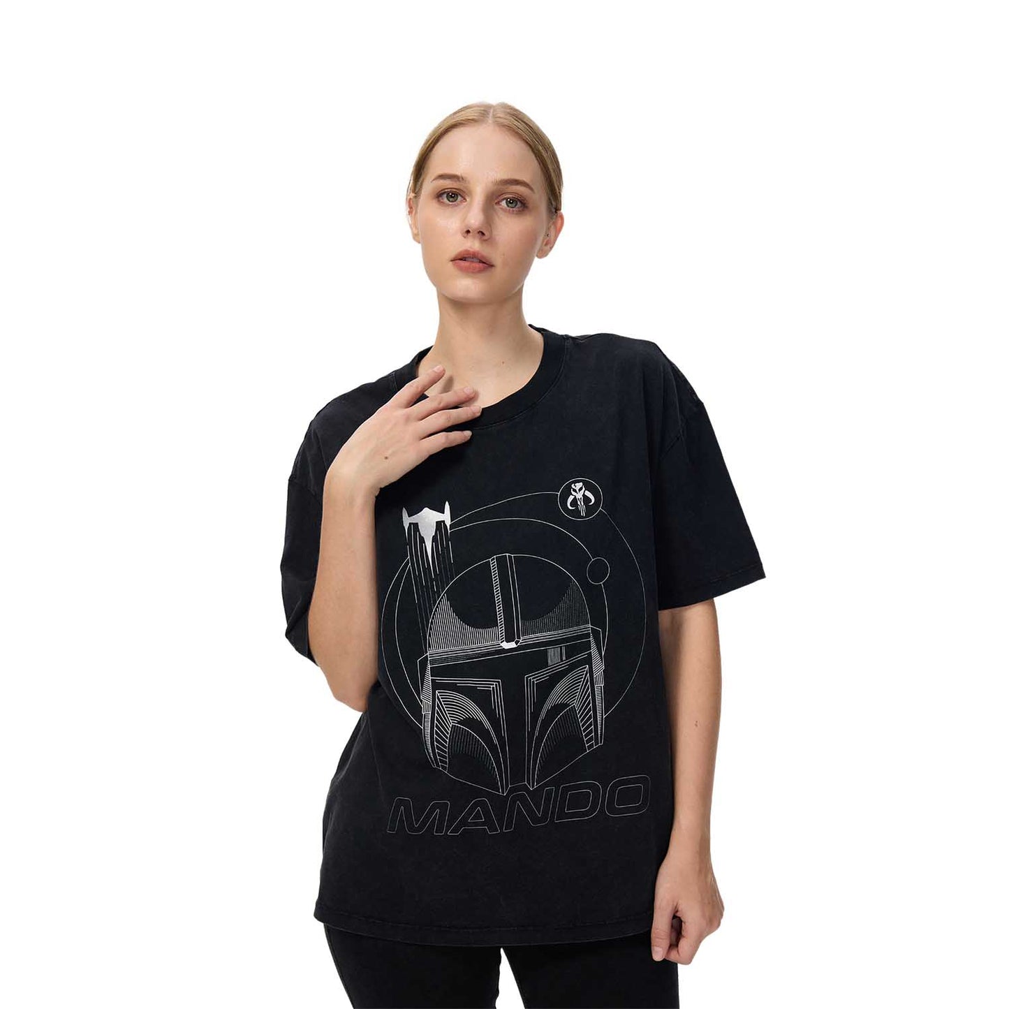 Polera Mandalorian Negro