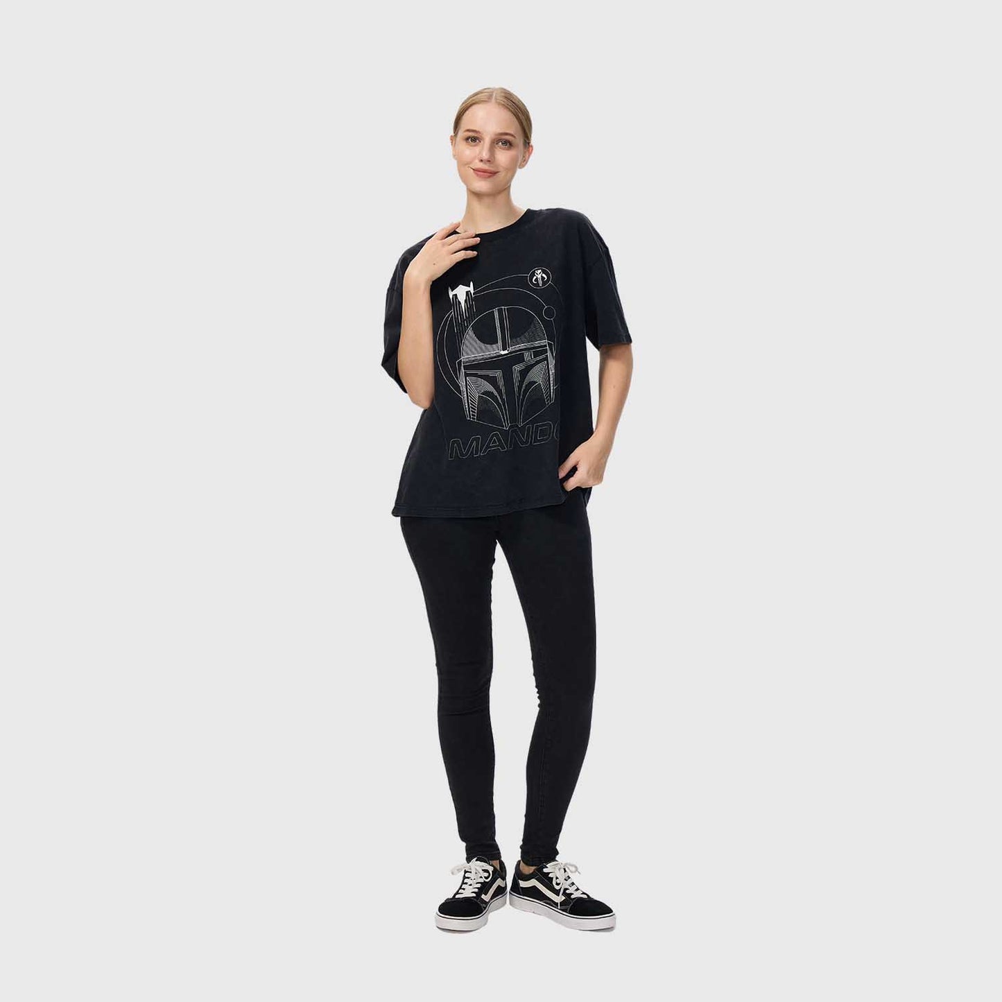 Polera Mandalorian Negro