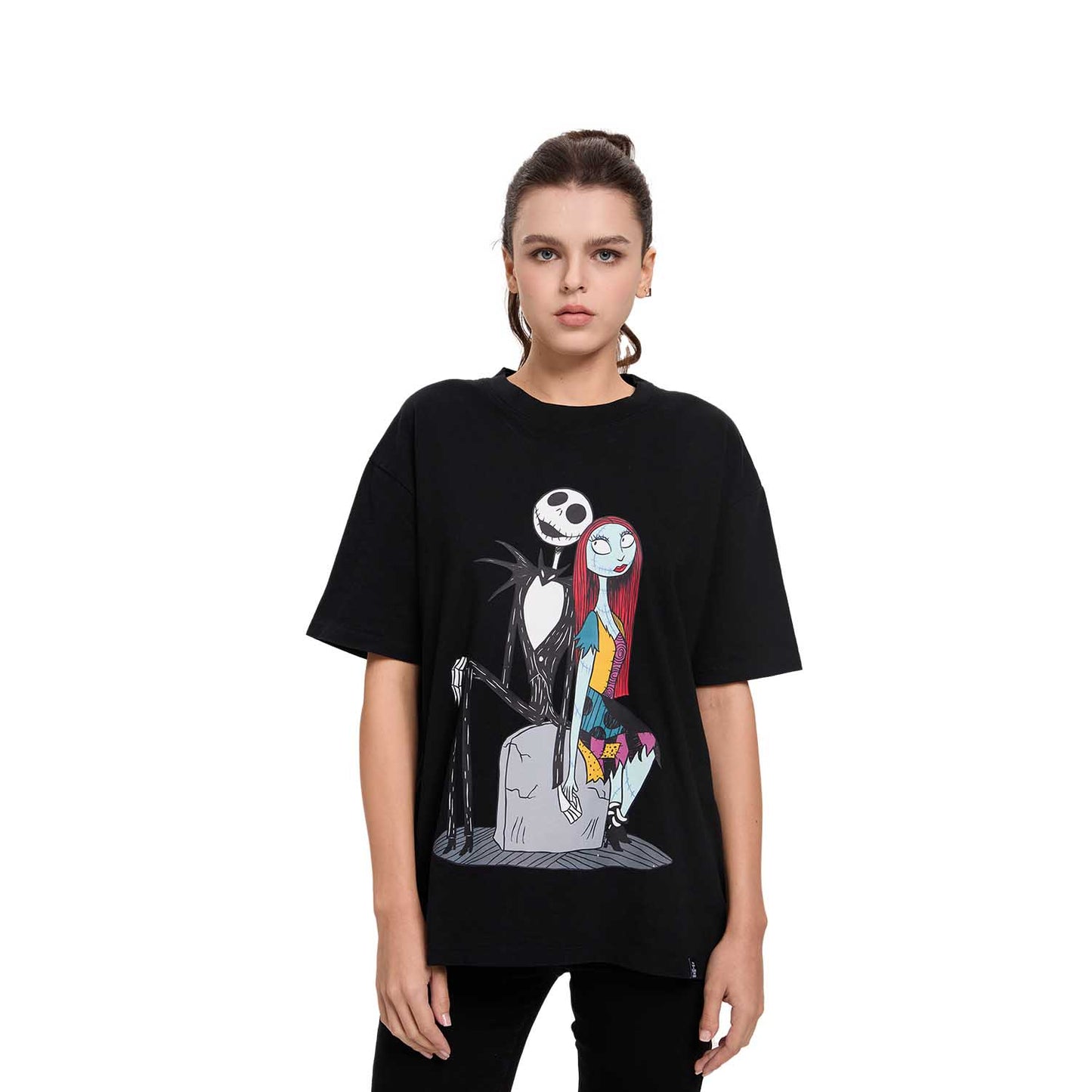 Polera Mujer El Extraño Mundo De Jack Negro