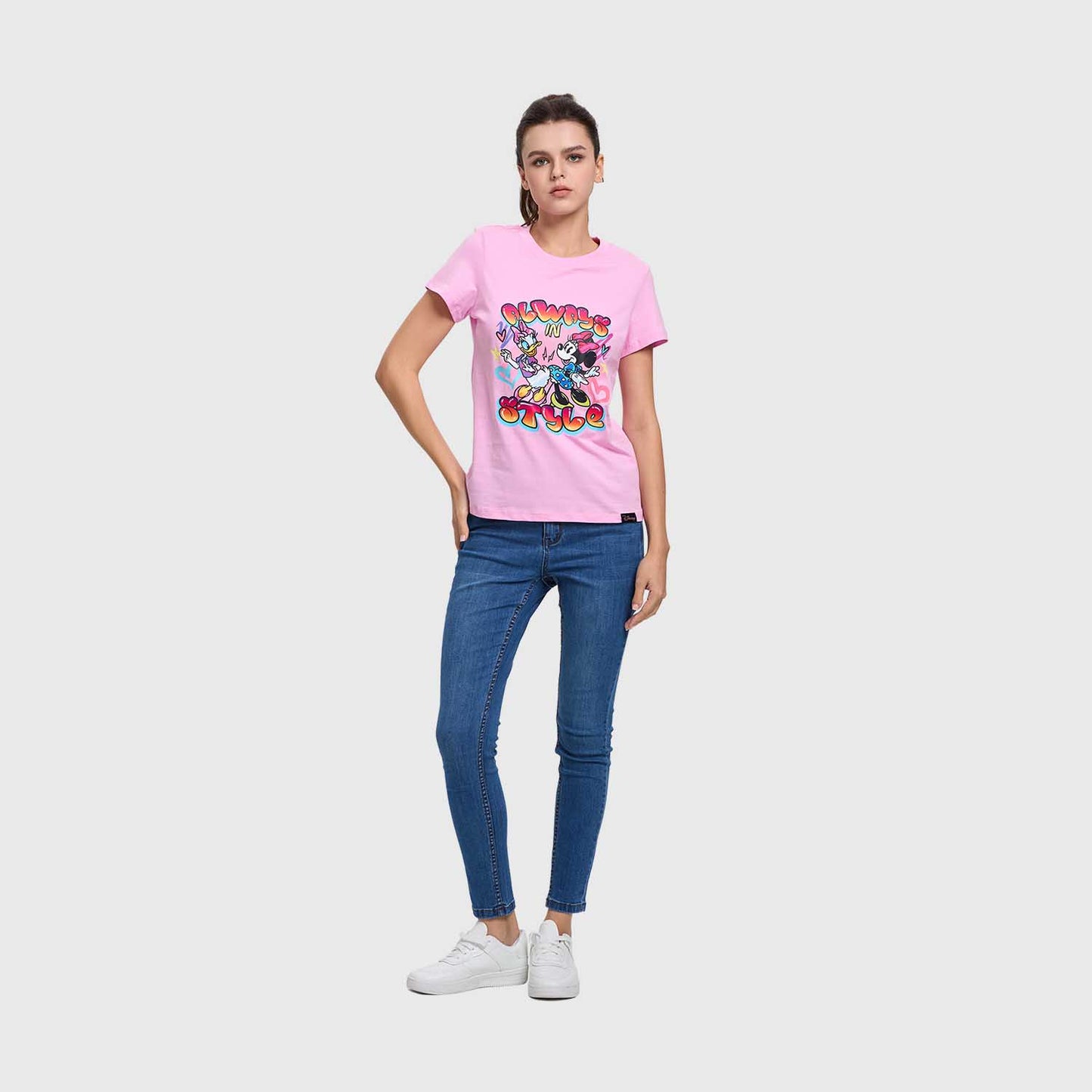 Polera Mickey Y Sus Amigos Rosado