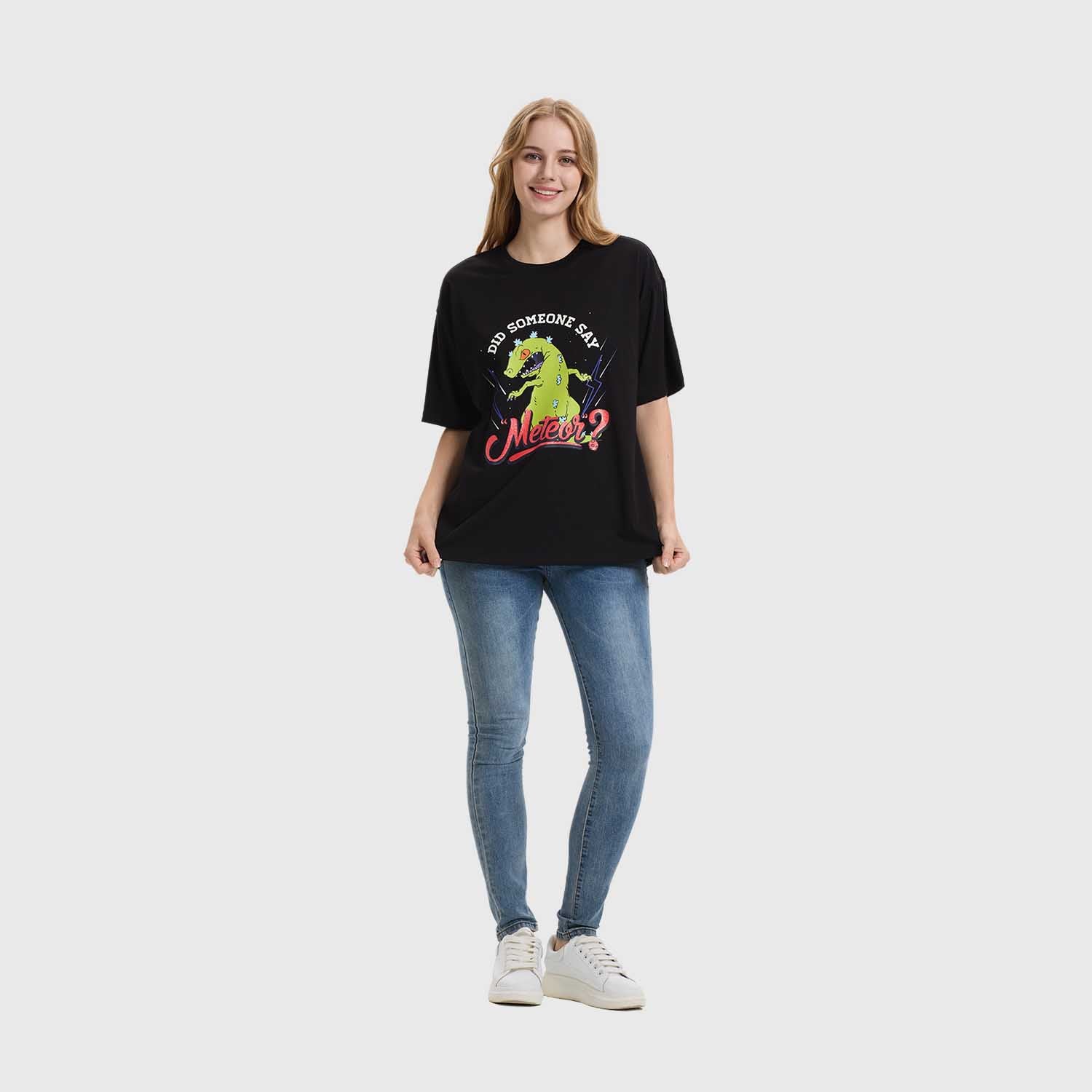 Polera Rugrats Reptar Negro