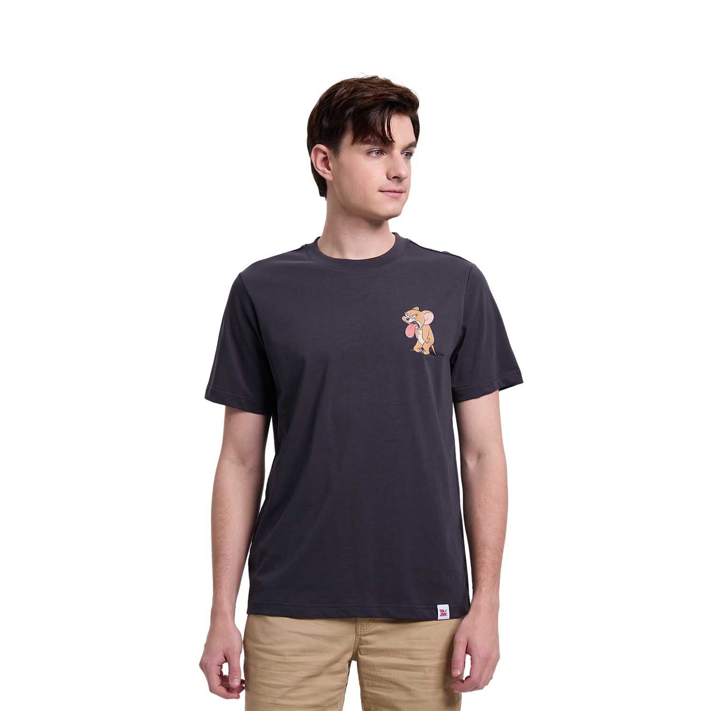 Polera Tom & Jerry Gris