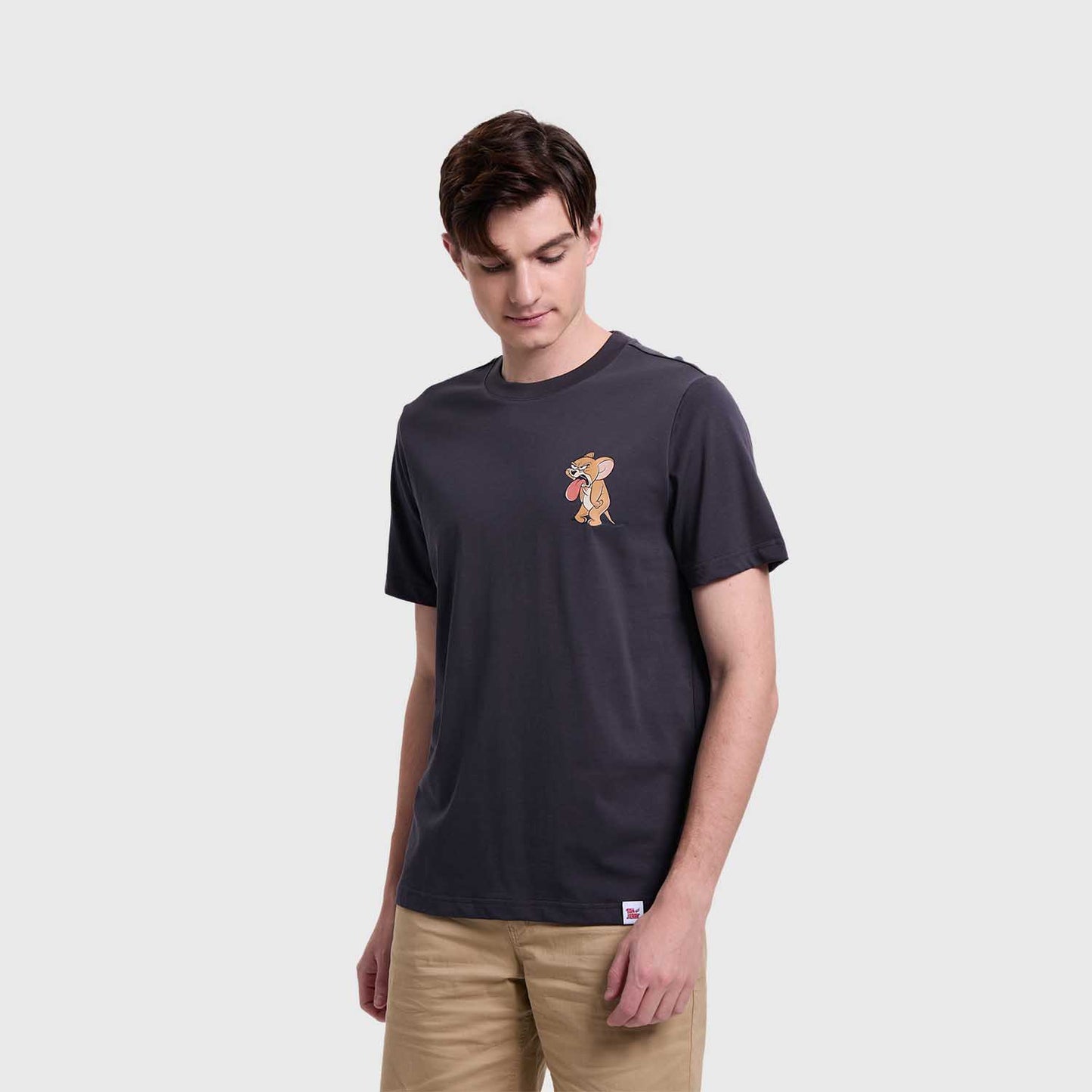 Polera Tom & Jerry Gris