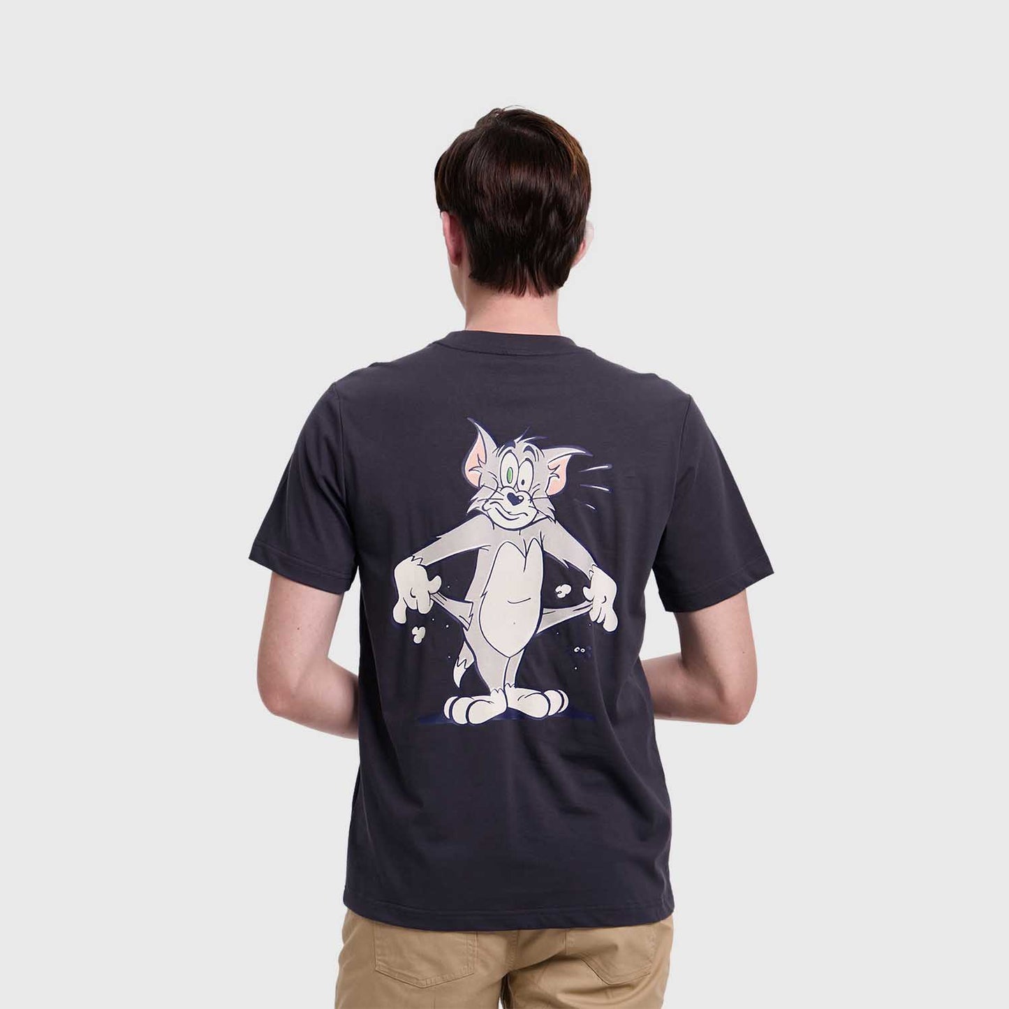 Polera Tom & Jerry Gris