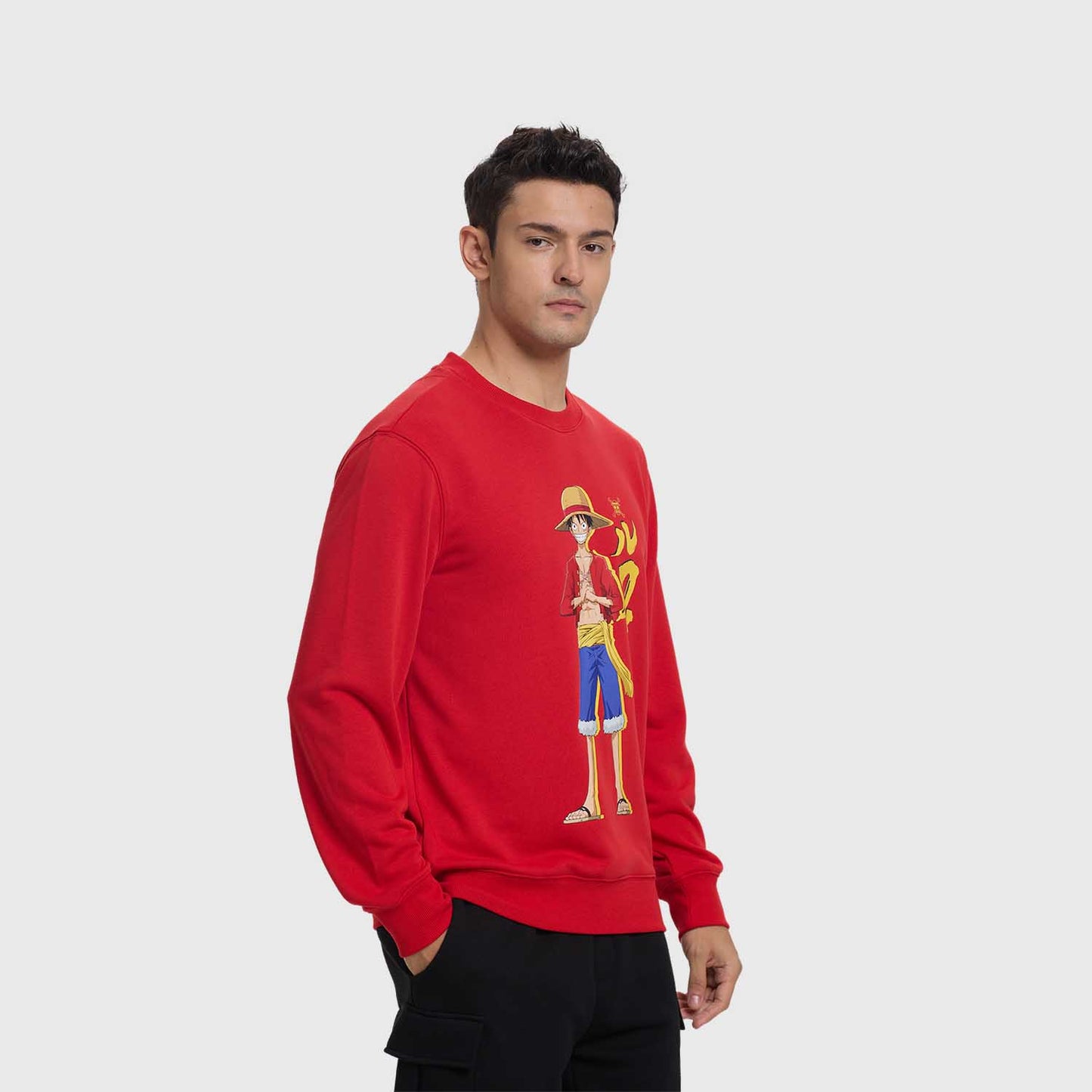Polerón Hombre One Piece - Luffy Rojo