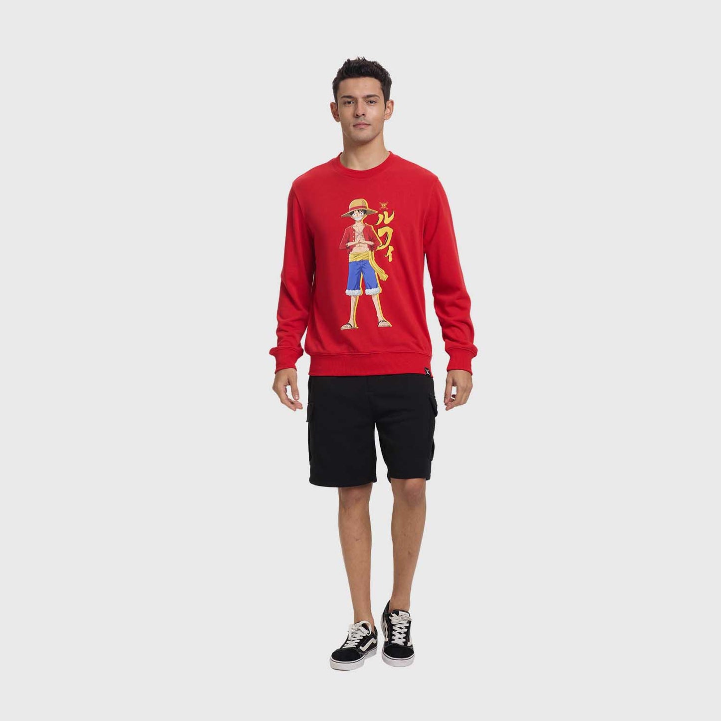 Polerón Hombre One Piece - Luffy Rojo