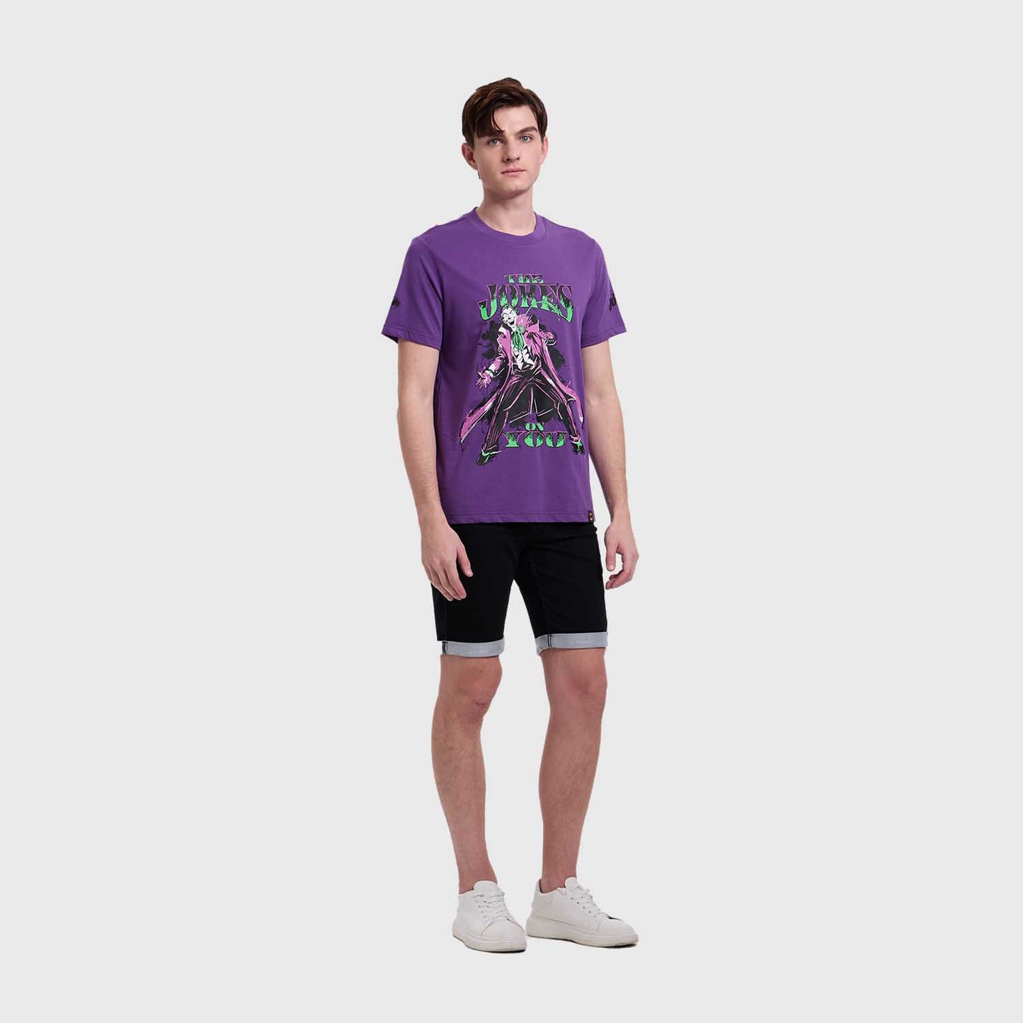 Polera DC Joker Morado